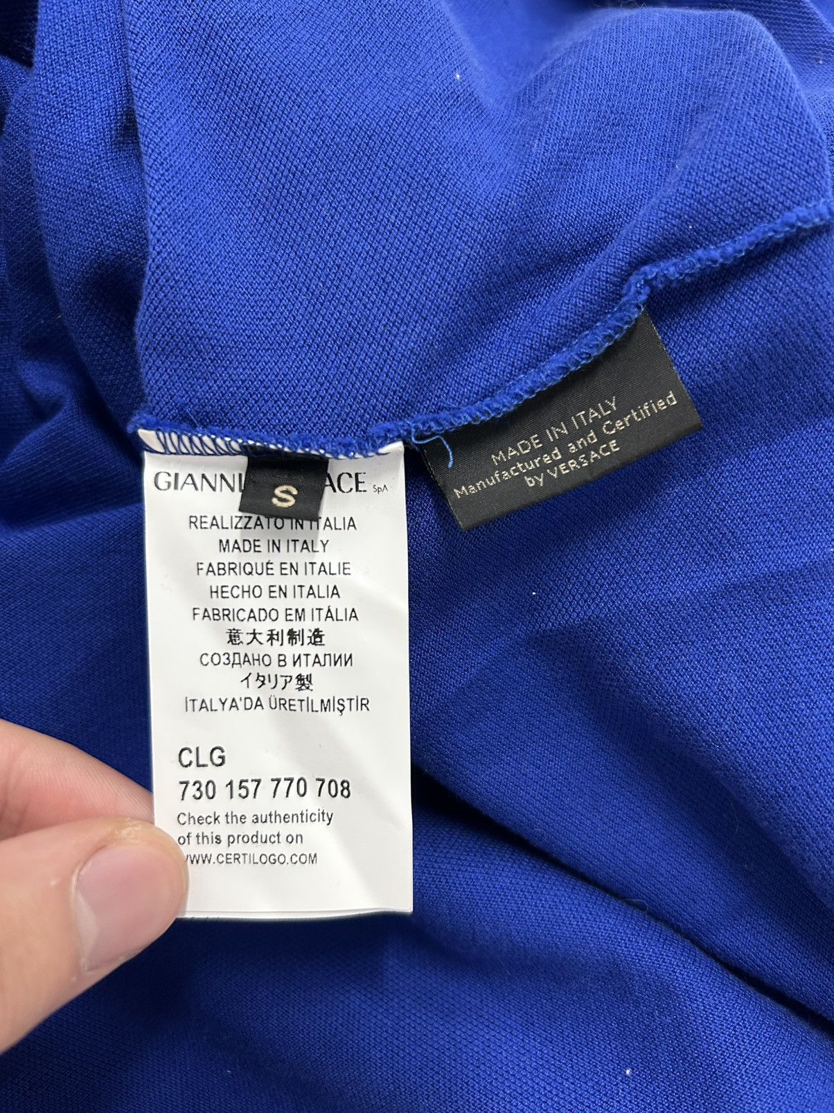 Versace Versace polo collar shirt Size US S / EU 44-46 / 1 - 4 Thumbnail