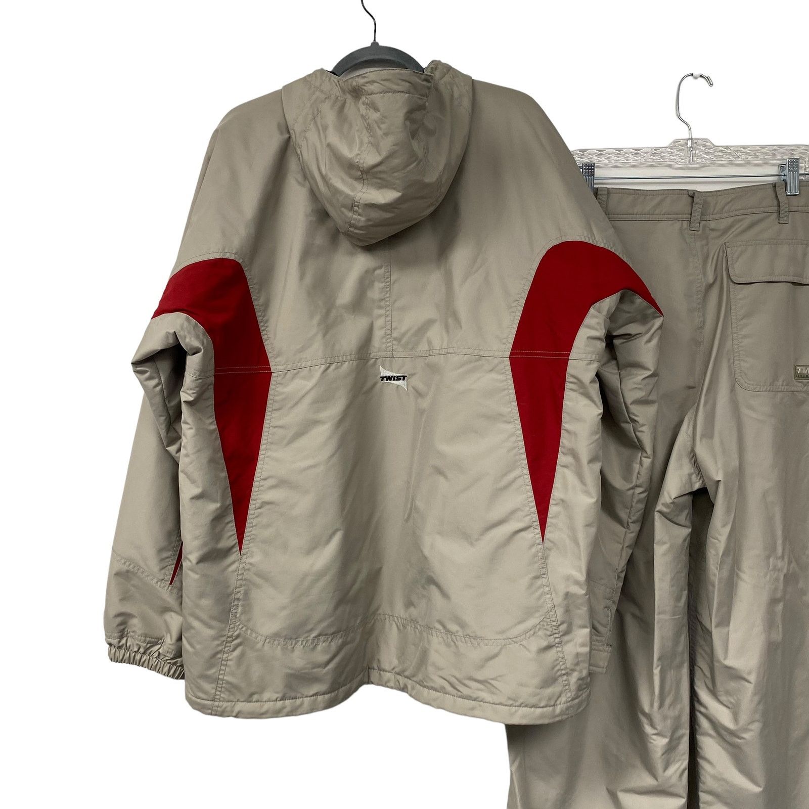 Vintage Vintage Twist Mens Size L/XL Tan Red Snowboard Suit Set Size US L / EU 52-54 / 3 - 4 Thumbnail