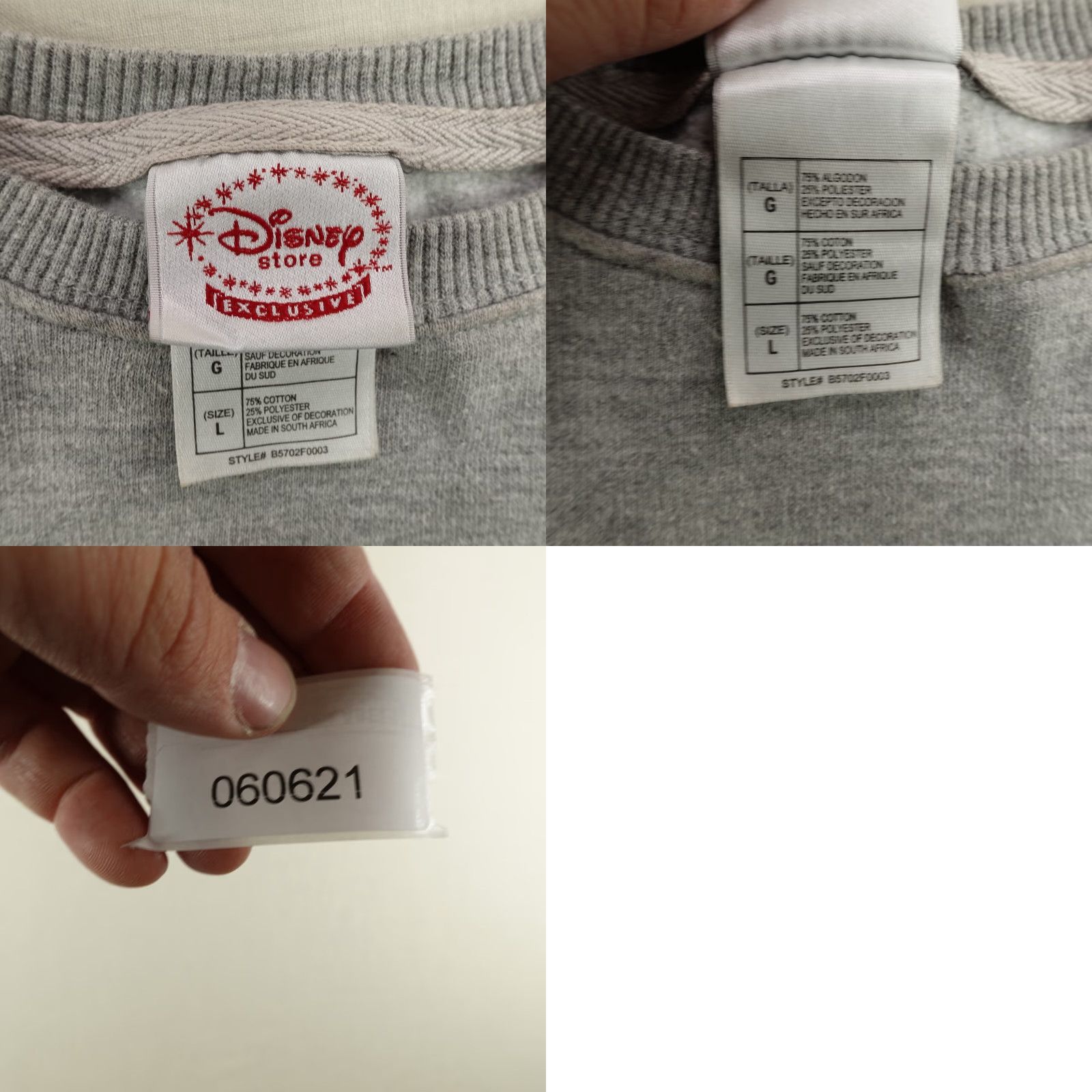 Disney Disney Sweatshirt Womens Large Gray Eeyore Pullover Crewneck Sweater Graphic Size L / US 10 / IT 46 - 8 Thumbnail