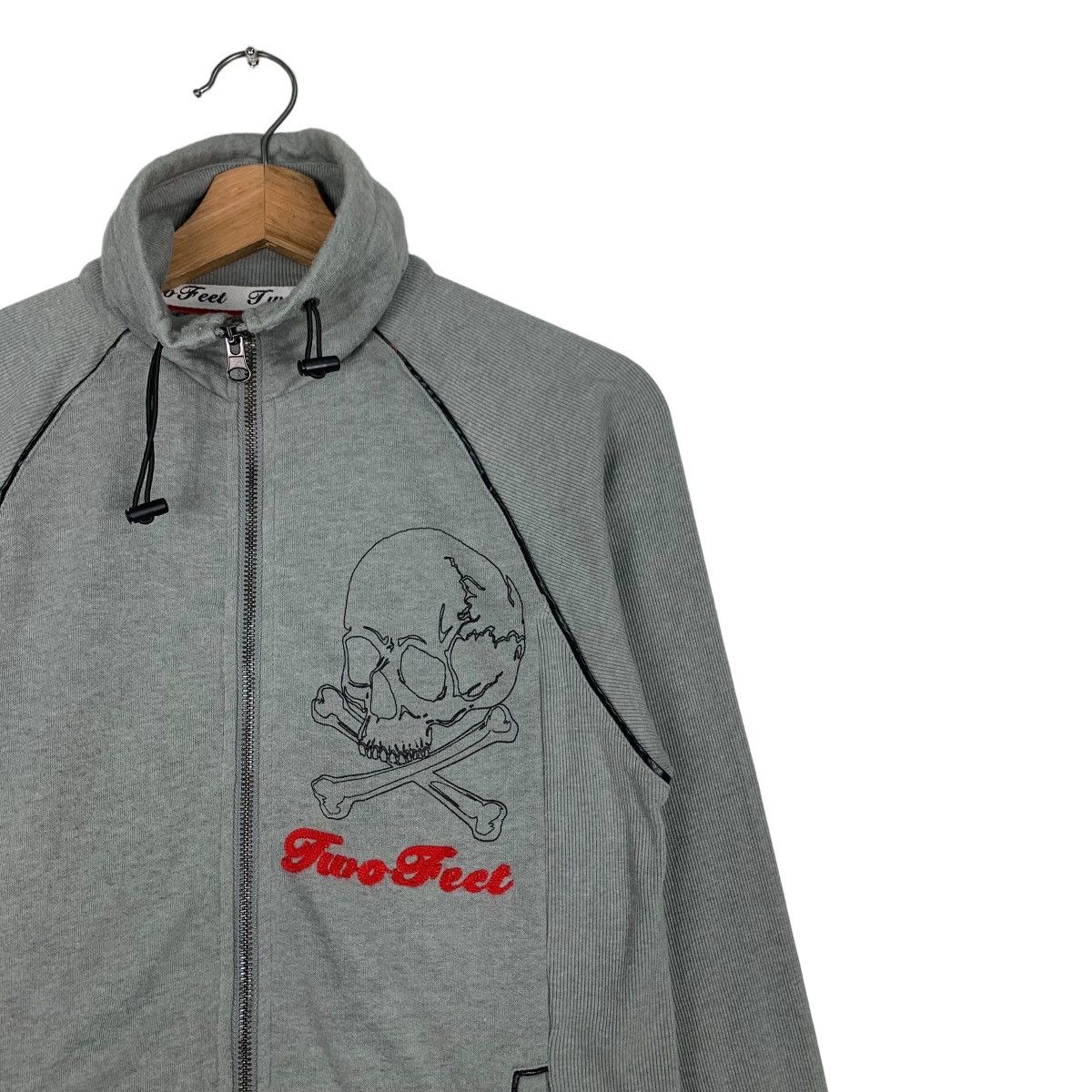 Japanese Brand TWO FEET Prayer Faith Skull Big Logo Sweater #0783-C35 Size US M / EU 48-50 / 2 - 8 Thumbnail