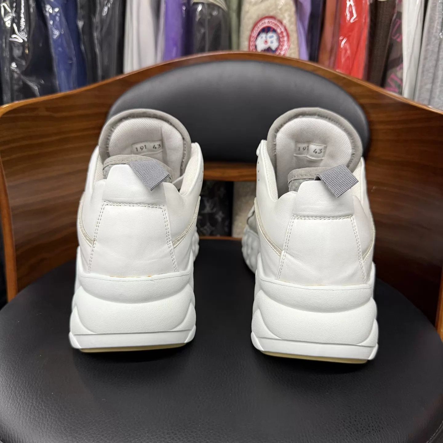 Acne Studios Acne Studios White Low-Top Dad Sneakers Size 43 Like New Size US 10 / EU 43 - 3 Thumbnail