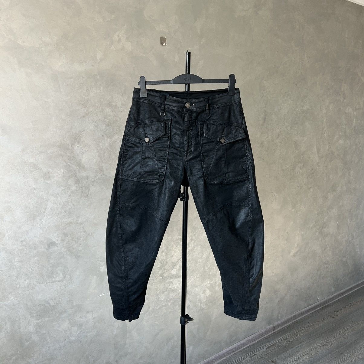 Other HIGH Use By Claire Campbell Avantgarde Waxed Cargo Pants Size US 32 / EU 48 - 1 Thumbnail
