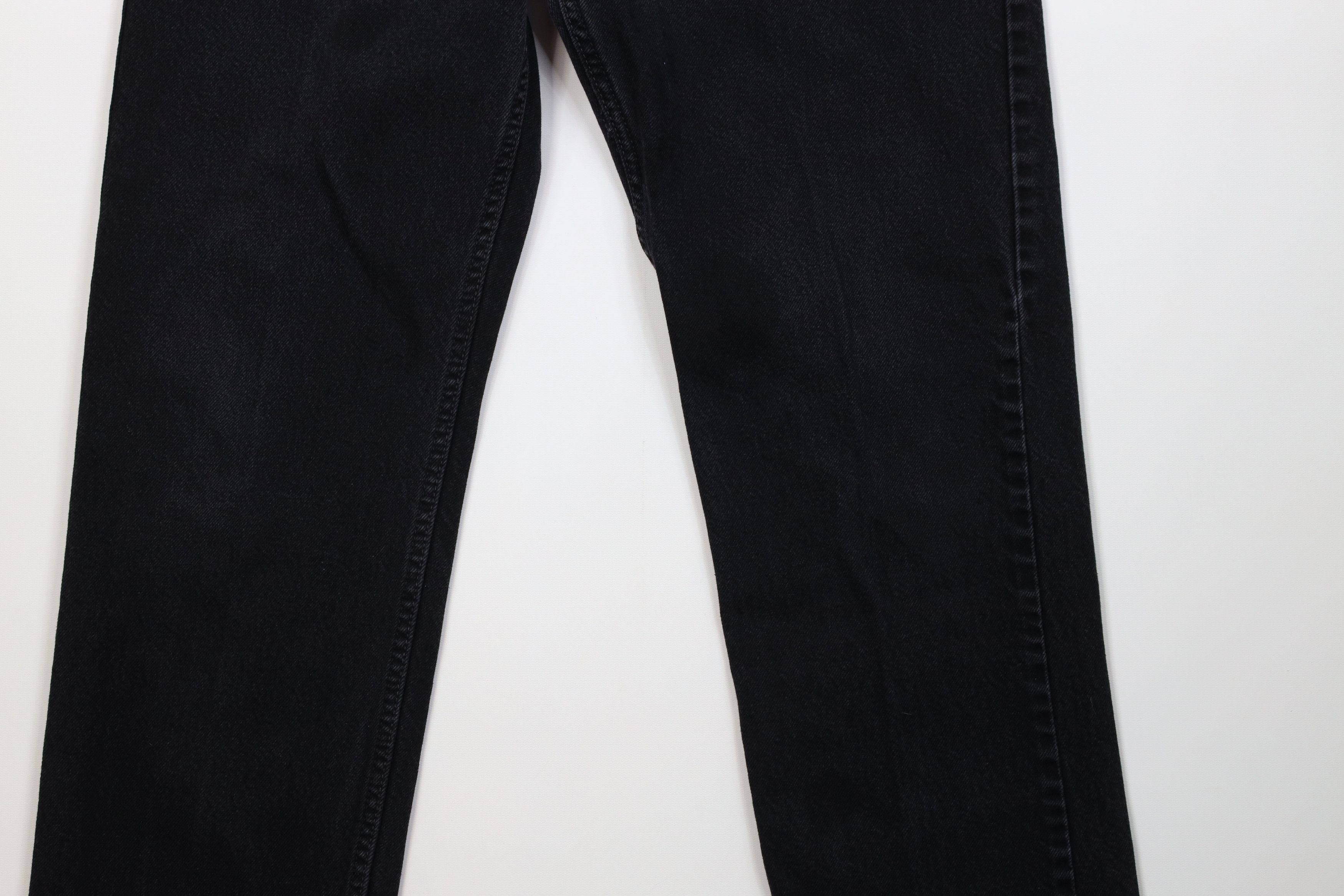 Levi's Vintage Y2K Levis 505 Regular Straight Leg Denim Jeans Black Size US 36 / EU 52 - 4 Thumbnail