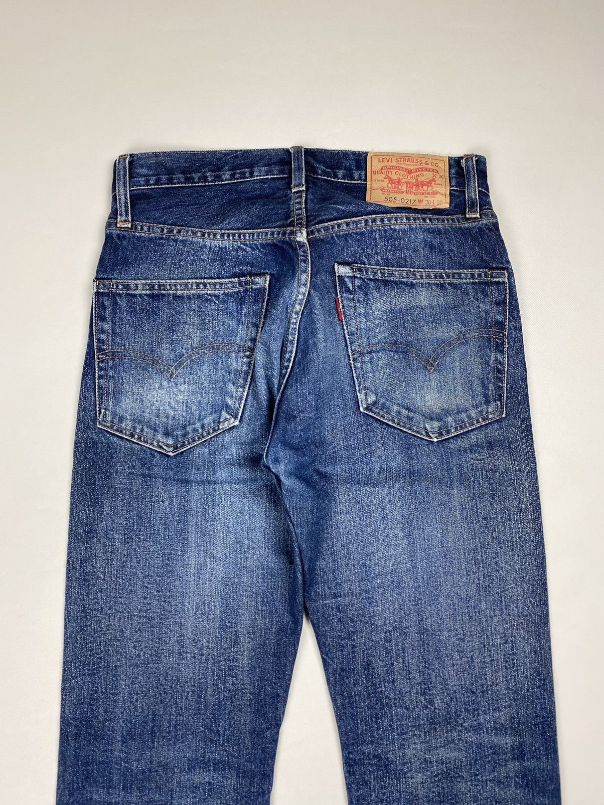 Levi's Vintage Clothing Levis Vintage Clothing 505-0217 Selvedge Denim Big E Jeans Size US 30 / EU 46 - 5 Thumbnail