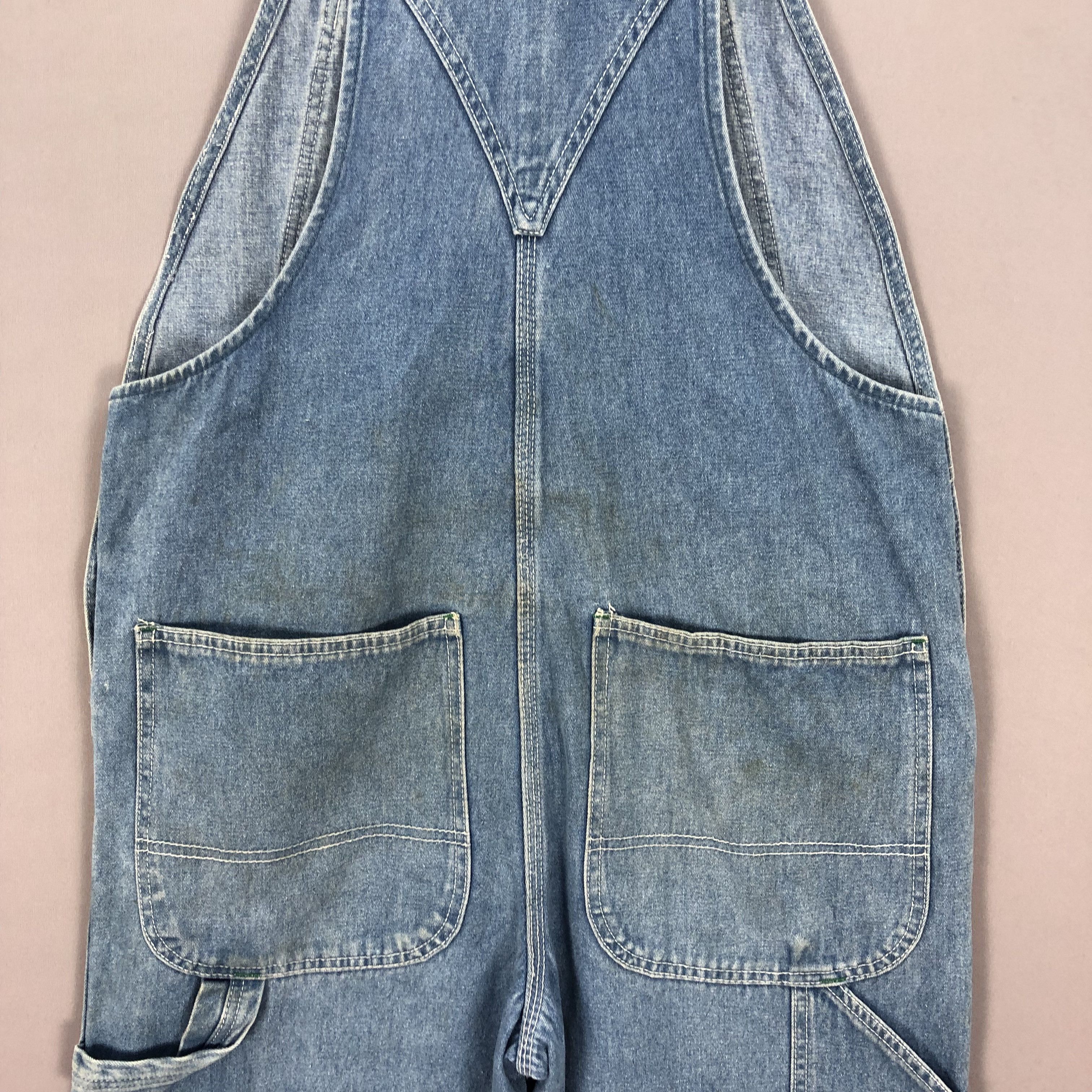 Liberty × Vintage Vintage 90s Liberty Carpenter Denim Jeans Overalls Size US 36 / EU 52 - 9 Thumbnail