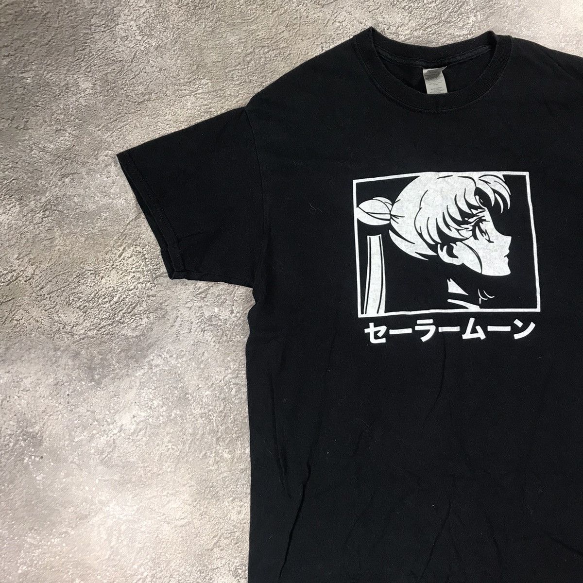 Vintage Vintage Y2K Anime Graphic Tee Japanese Streetwear Black L Size US L / EU 52-54 / 3 - 2 Thumbnail