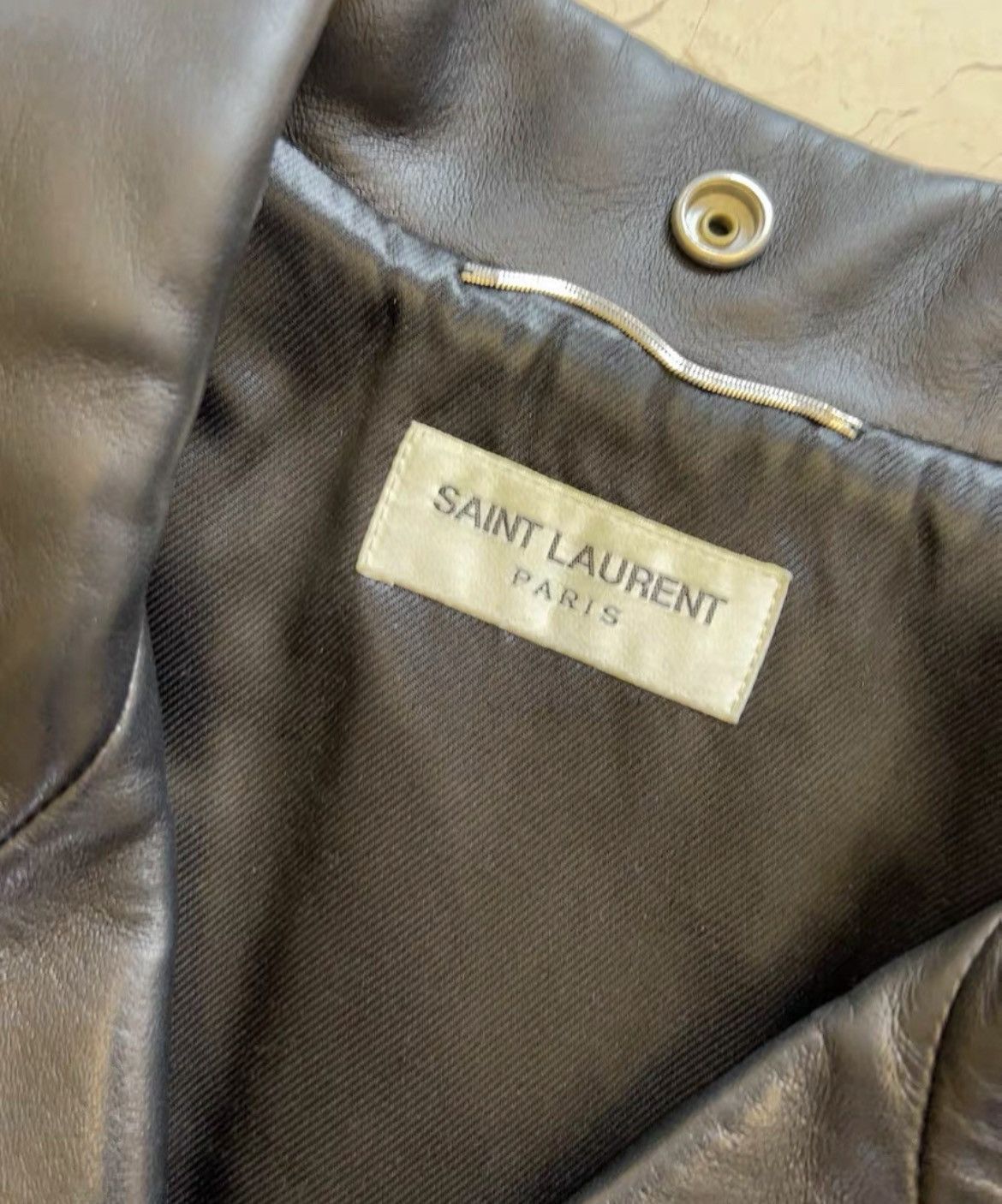Saint Laurent Paris Saint Laurent biker leather jacket-2505 Size US S / EU 44-46 / 1 - 2 Thumbnail