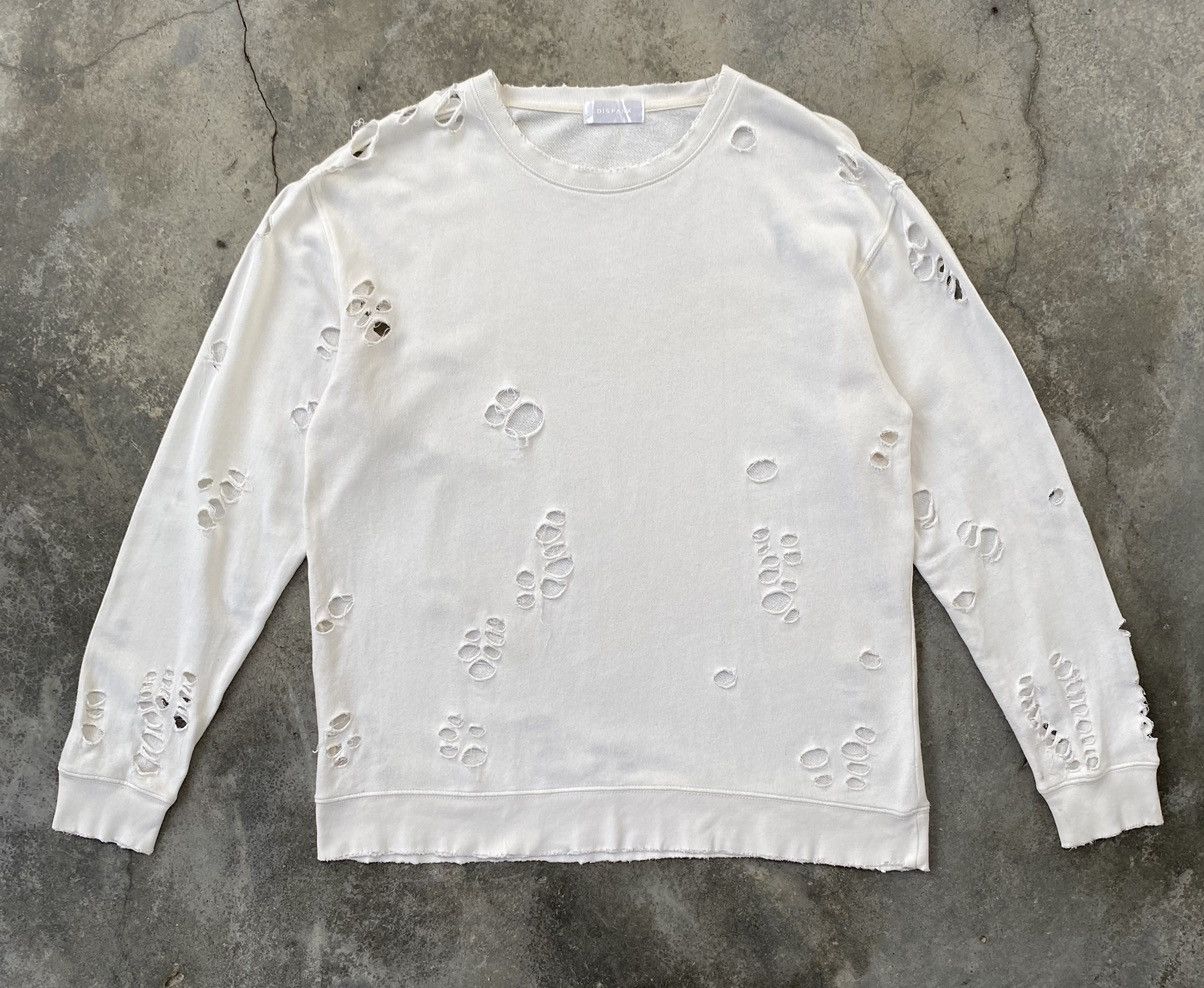 Vintage SICK🔥Vintage 90s Thrashed Dispark Sweatshirts Size US L / EU 52-54 / 3 - 3 Thumbnail