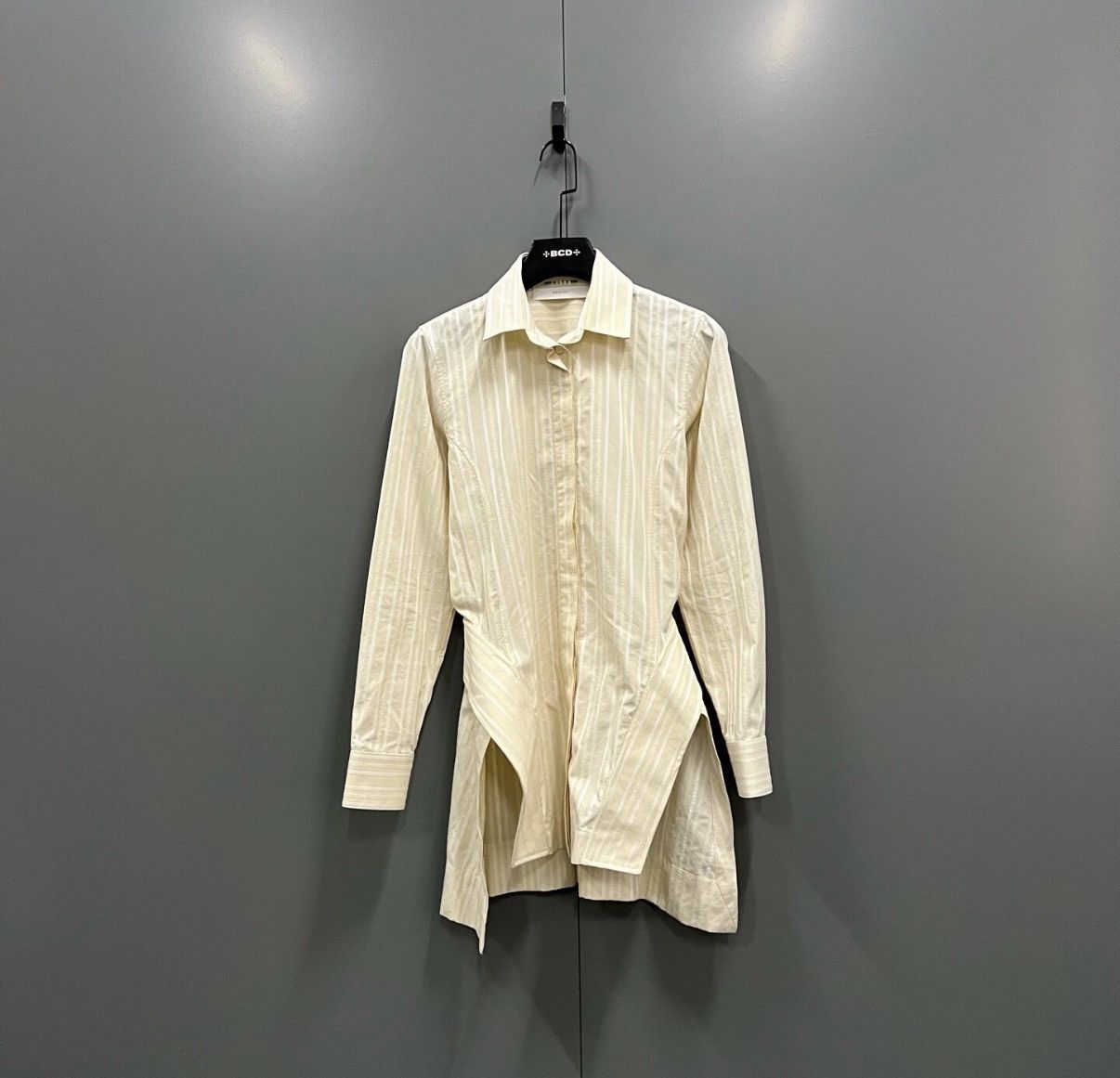 1017 ALYX 9SM 1017 ALYX 9SM Yellow Striped Shirt Dress J41 Size XS / US 0-2 / IT 36-38 - 1 Thumbnail