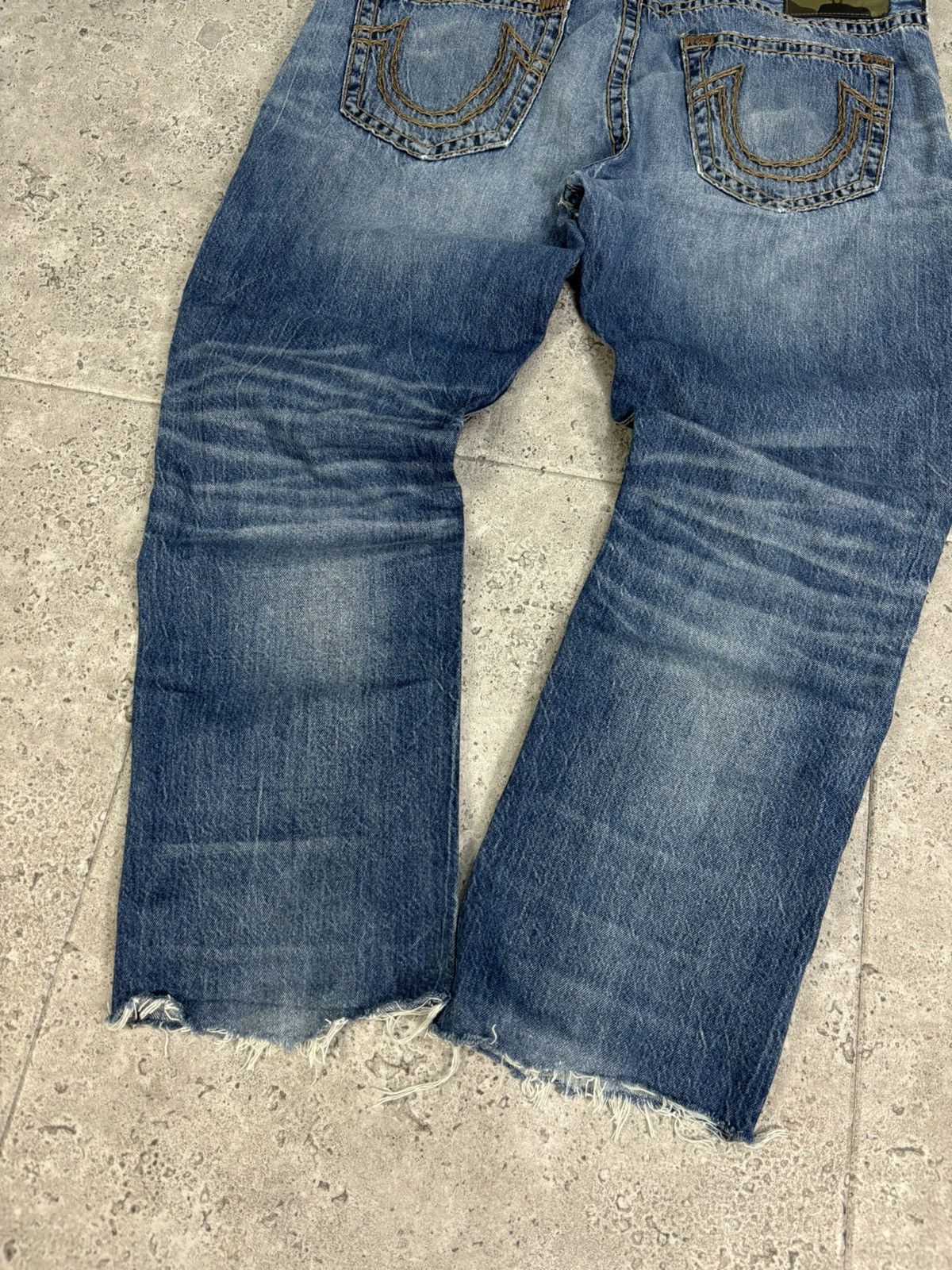 Japanese Brand × True Religion 2000s Japanese Faded Denim Pants True Religion Y2K Trendy Size US 36 / EU 52 - 5 Thumbnail