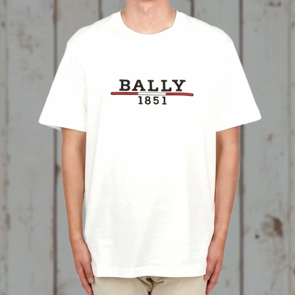 Bally Bally 1851 Classic T-Shirt White M Mens Shirt Small two spots Rare Retto Size US M / EU 48-50 / 2 - 1 Thumbnail
