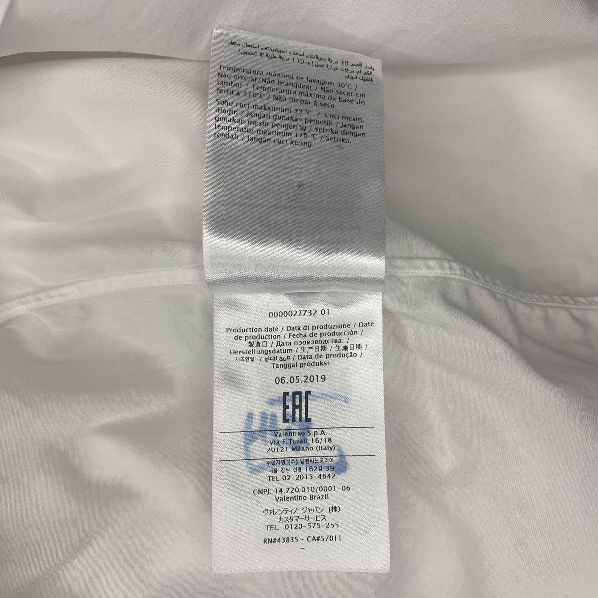 Valentino Valentino Button Down Shirt Size US S / EU 44-46 / 1 - 9 Thumbnail