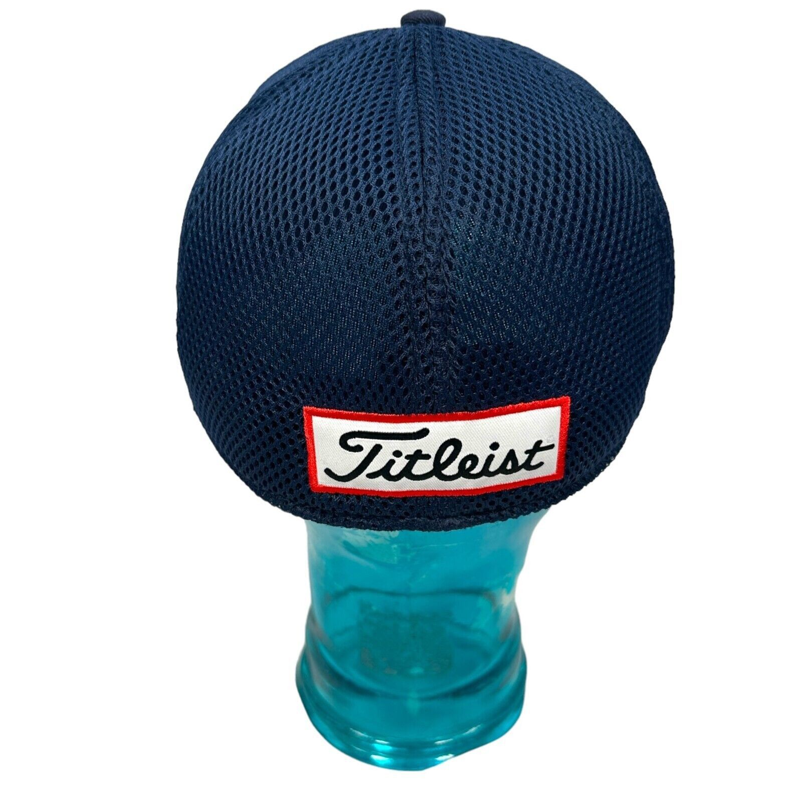 Titleist Titleist X FootJoy Pro V1 Golf Cap LXL Blue Stretch 6 Panel Size ONE SIZE - 2 Thumbnail