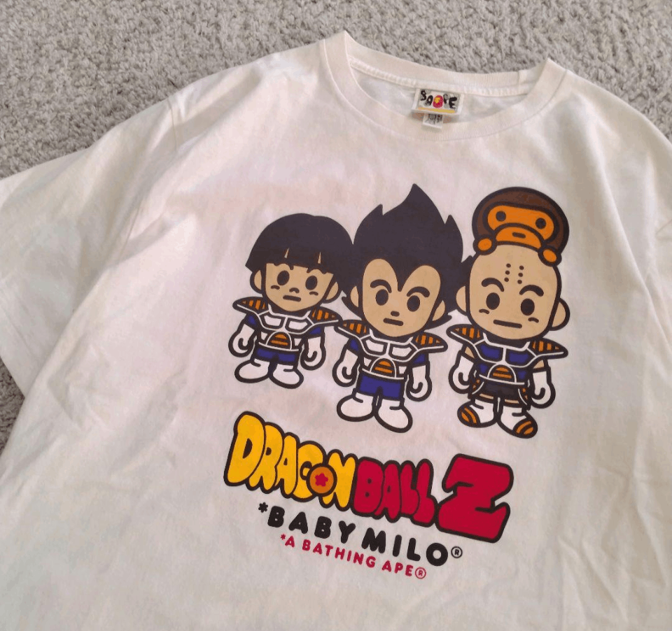 Bape Ape x Dragon Ball Z collaboration first model T-shirt Size US M / EU 48-50 / 2 - 2 Thumbnail