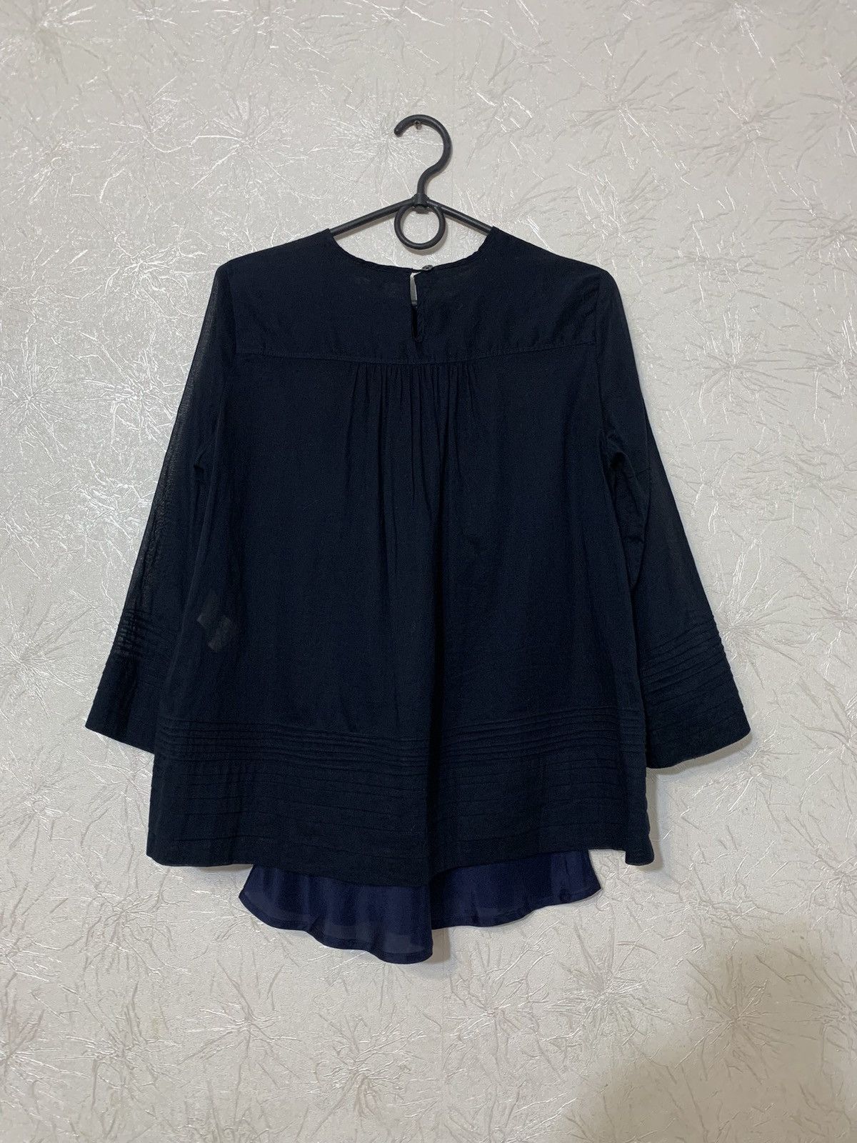 Burberry Burberry 2in1 Women’s Navy Sheer Tunic With Silk Top Size S Size M / US 6-8 / IT 42-44 - 4 Thumbnail