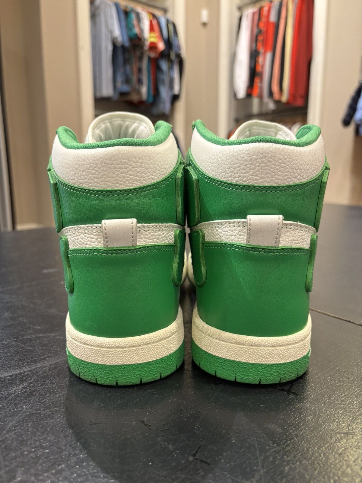 Amiri Amiri skele high top sneakers green Size US 10 / EU 43 - 6 Thumbnail