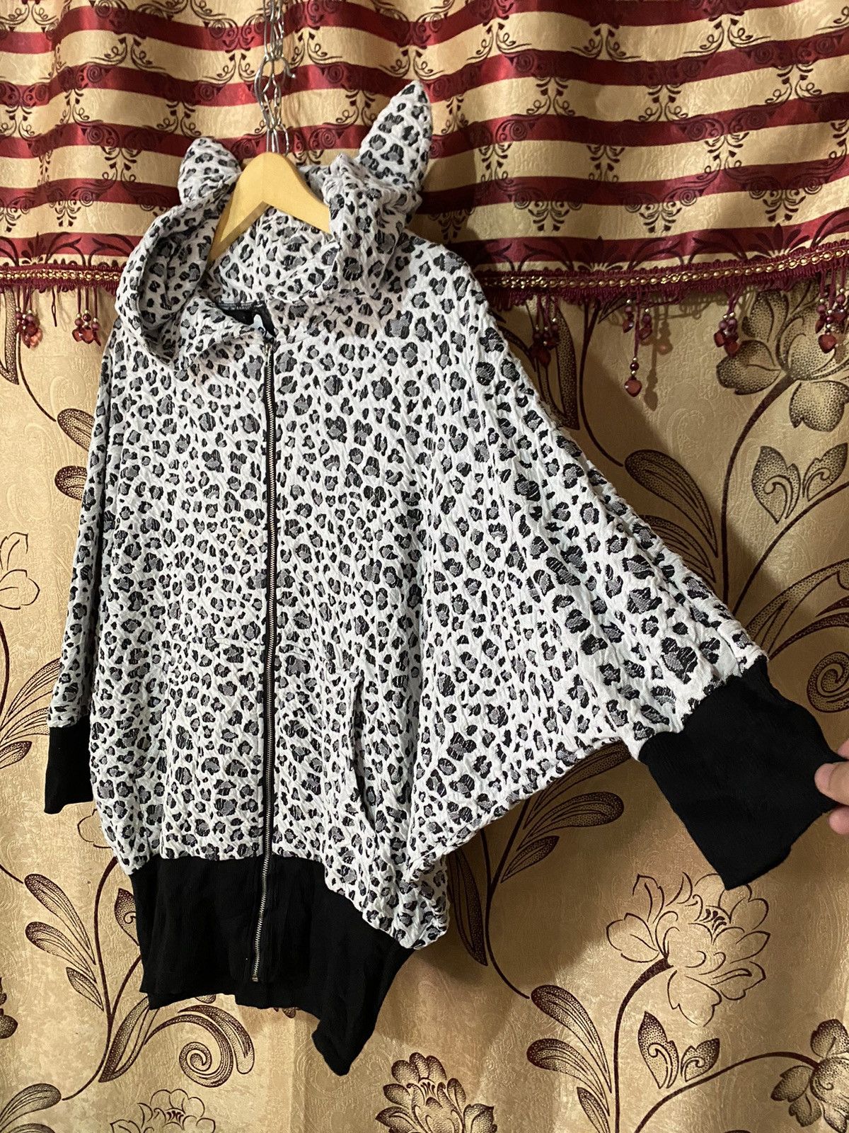 Hysteric Glamour Japanes glavil devil fuzzy hoodie oversize gothic style Size L / US 10 / IT 46 - 3 Thumbnail