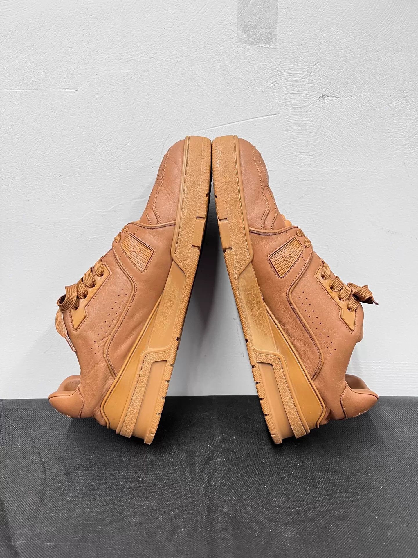 Louis Vuitton Lv Trainer Distressed Brown UK10/44 Size US 11 / EU 44 - 5 Thumbnail
