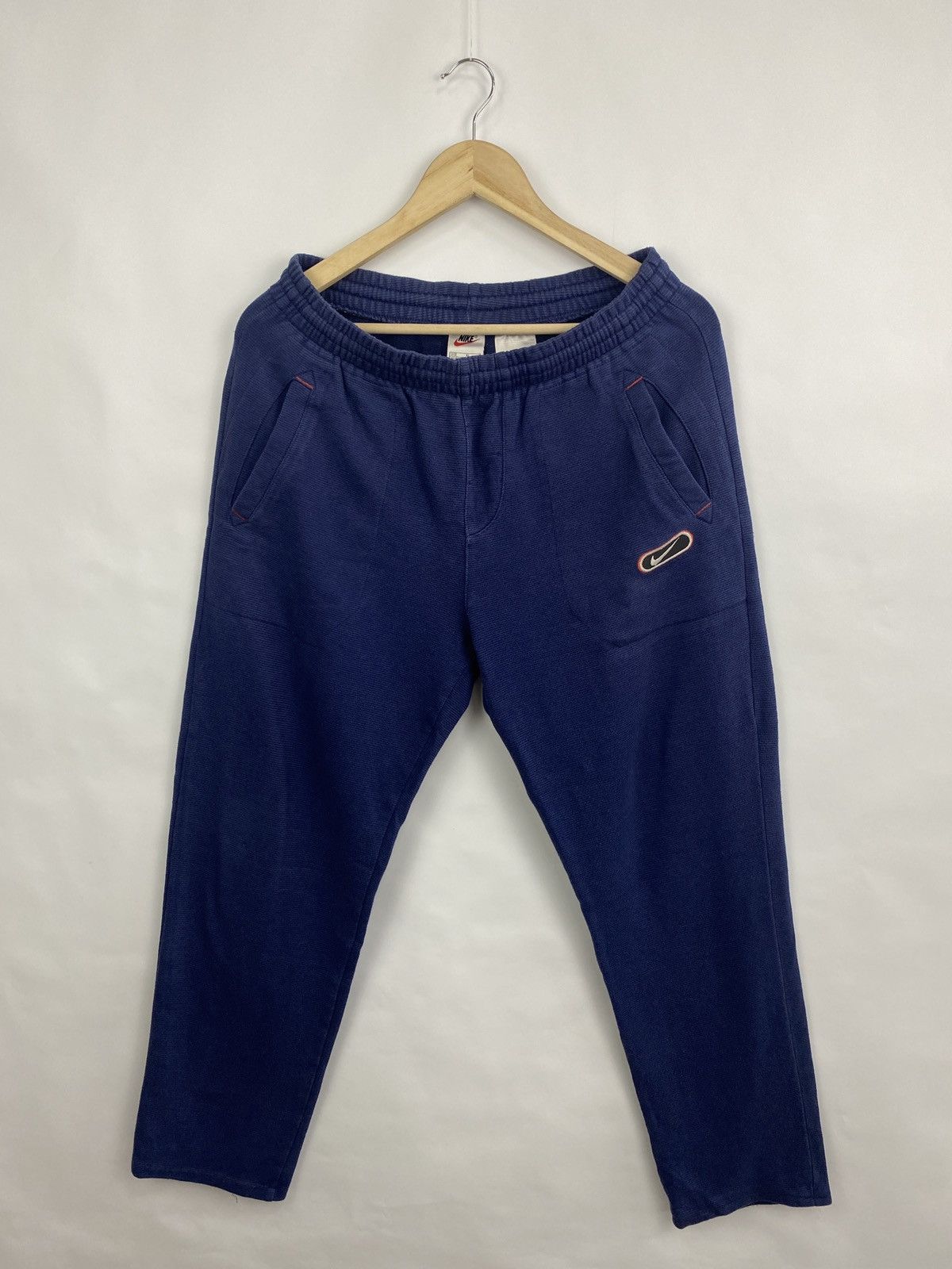 Nike 🇺🇸 Vintage 90s Nike Y2K Track Pants Retro Rare Hype Size US 32 / EU 48 - 2 Thumbnail
