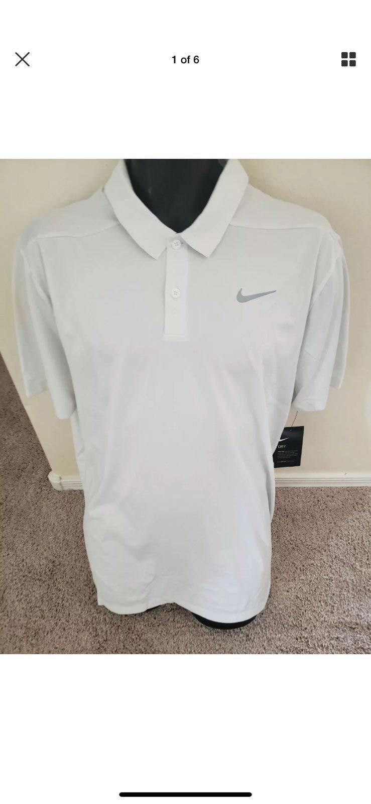 Nike Nike Golf Mens Breathe Texture polo Size ONE SIZE - 1 Thumbnail