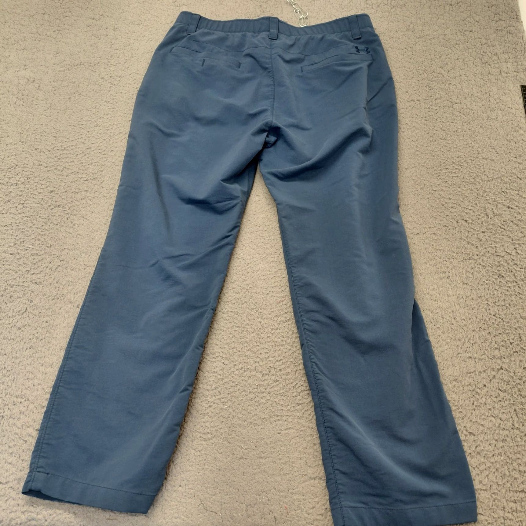 Under Armour Under Armour Tech Golf Pants Mens 36/32 Blue Loose Fit Moisture Wicking Casual Pants Golf Athletic ActivWear Mens Size US 36 / EU 52 - 2 Thumbnail