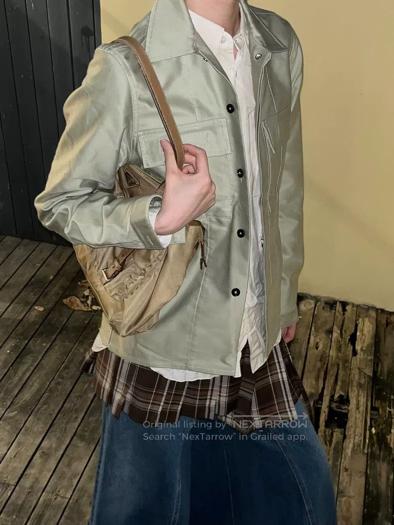 Jil Sander Jil Sander size 37 Light Apple Green Jacket Size M / US 6-8 / IT 42-44 - 2 Thumbnail