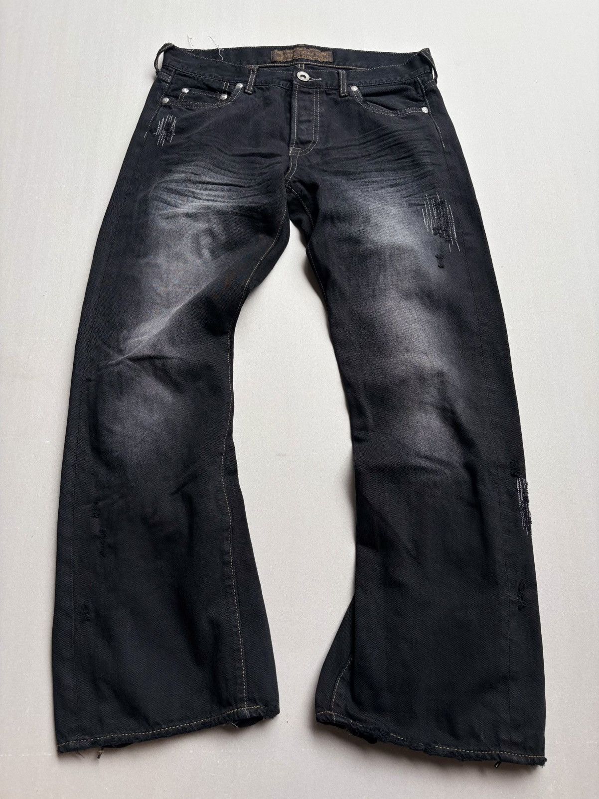 Goa lace up flare jeans