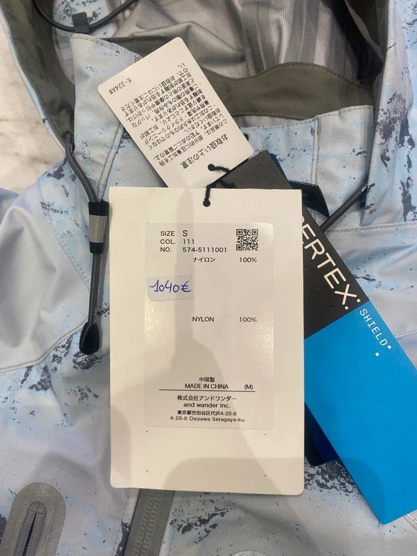 And Wander Pertex jacket and wander Size US S / EU 44-46 / 1 - 3 Thumbnail