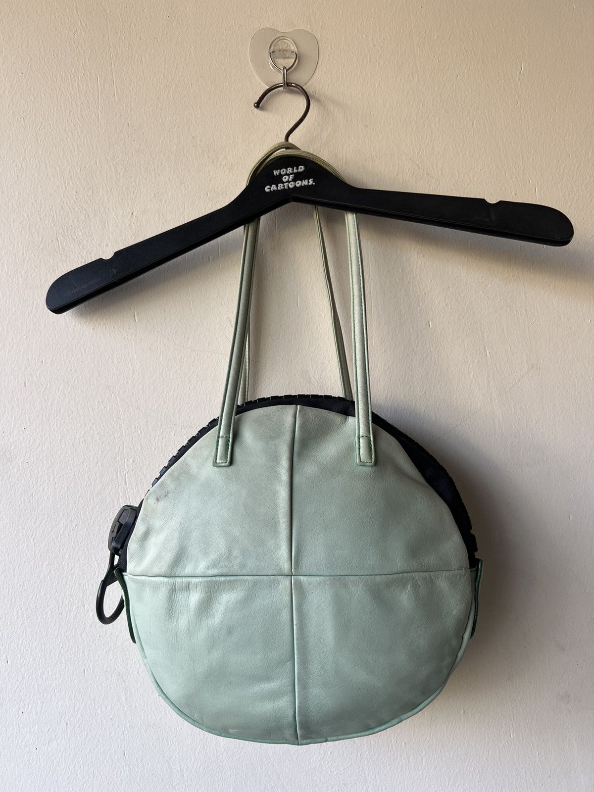 Yohji Yamamoto Kawa-Kawa Japan Patina Leather Round Shoulder Bag Size ONE SIZE - 20 Thumbnail