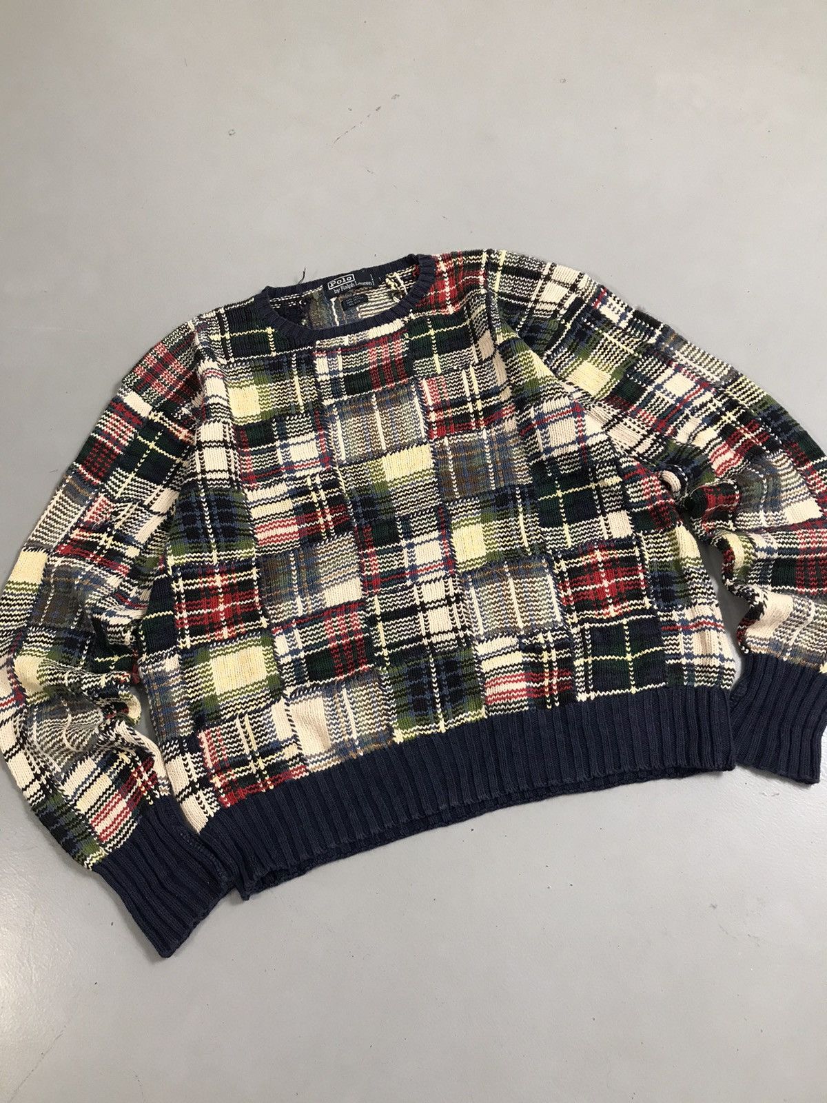 Polo Ralph Lauren Vintage polo Ralph Lauren knit sweater Size US L / EU 52-54 / 3 - 2 Thumbnail