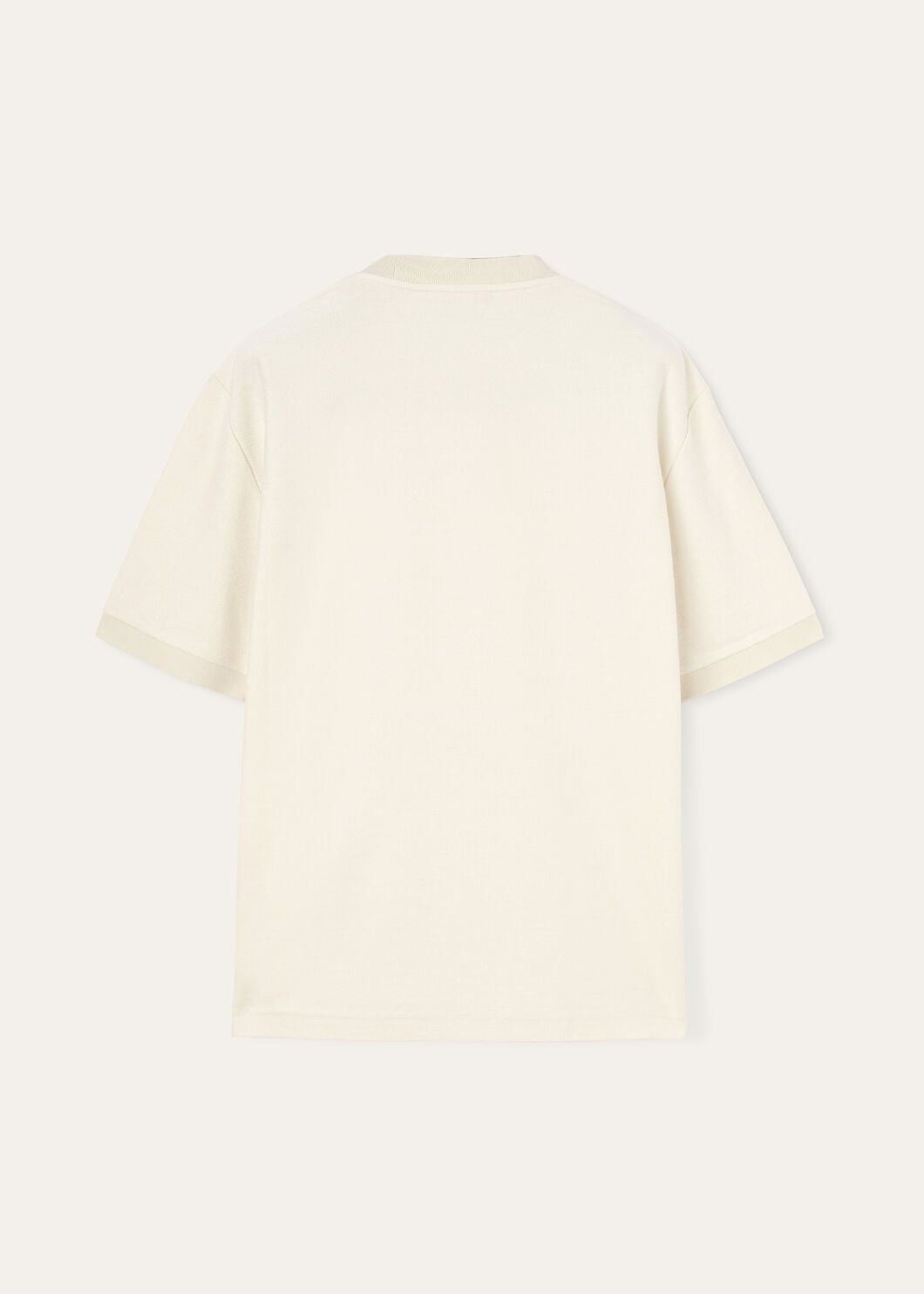 Loro Piana o1w1db10125 FAN8846 Hotaka T-Shirt in Off White Size US M / EU 48-50 / 2 - 2 Thumbnail