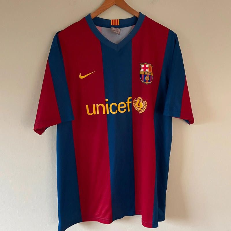 Nike Samuel eto vintage Barcelona football shirt Size US XL / EU 56 / 4 - 4 Thumbnail