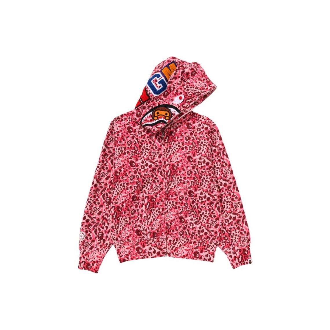 Bape A Bathing Ape Leopard Full Zip Hoodie Size S Size S / US 4 / IT 40 - 1 Thumbnail