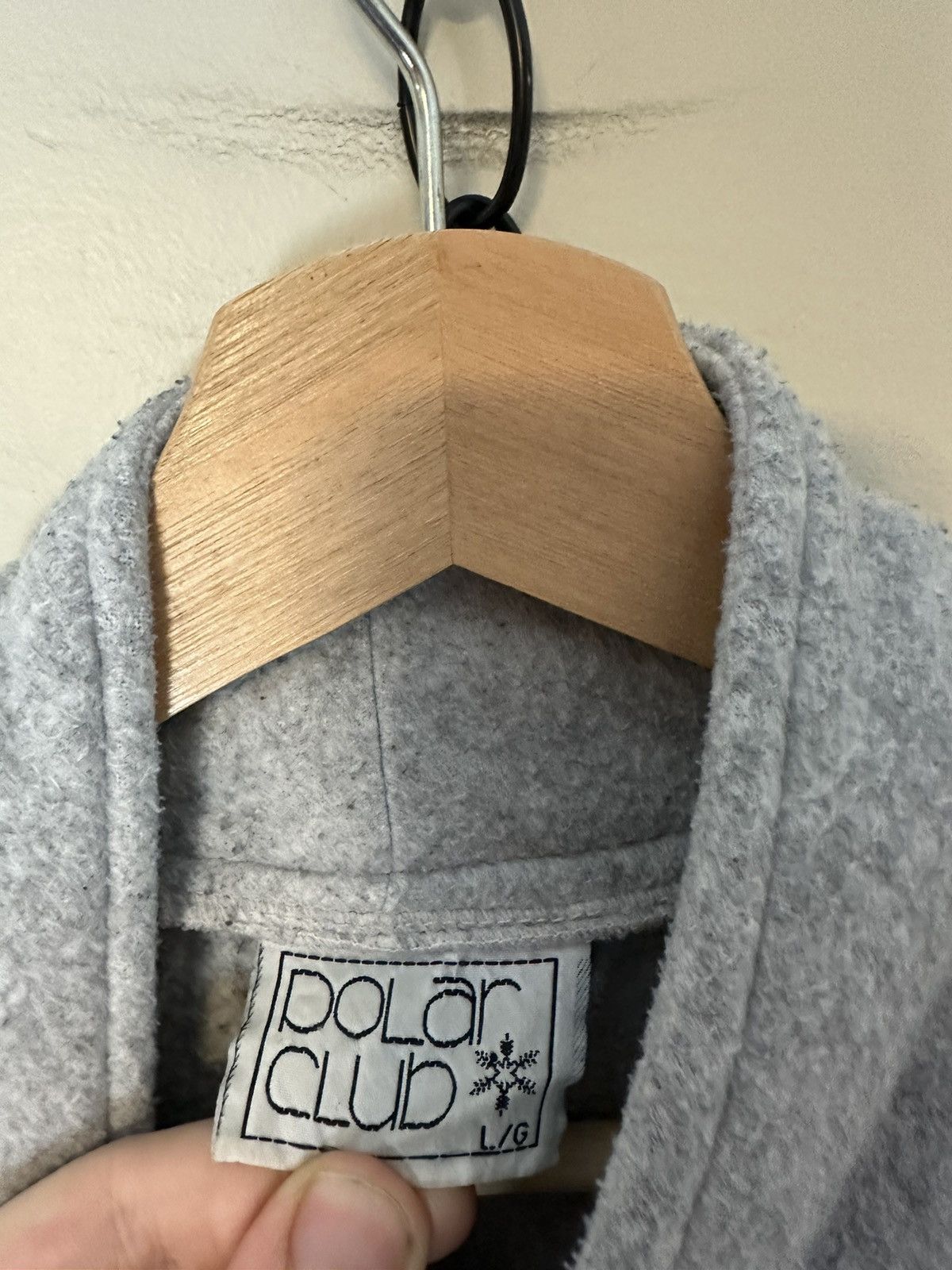 Vintage Vintage Polar Club Grey 1/4 Zip-up Fleece Large Size US L / EU 52-54 / 3 - 3 Thumbnail