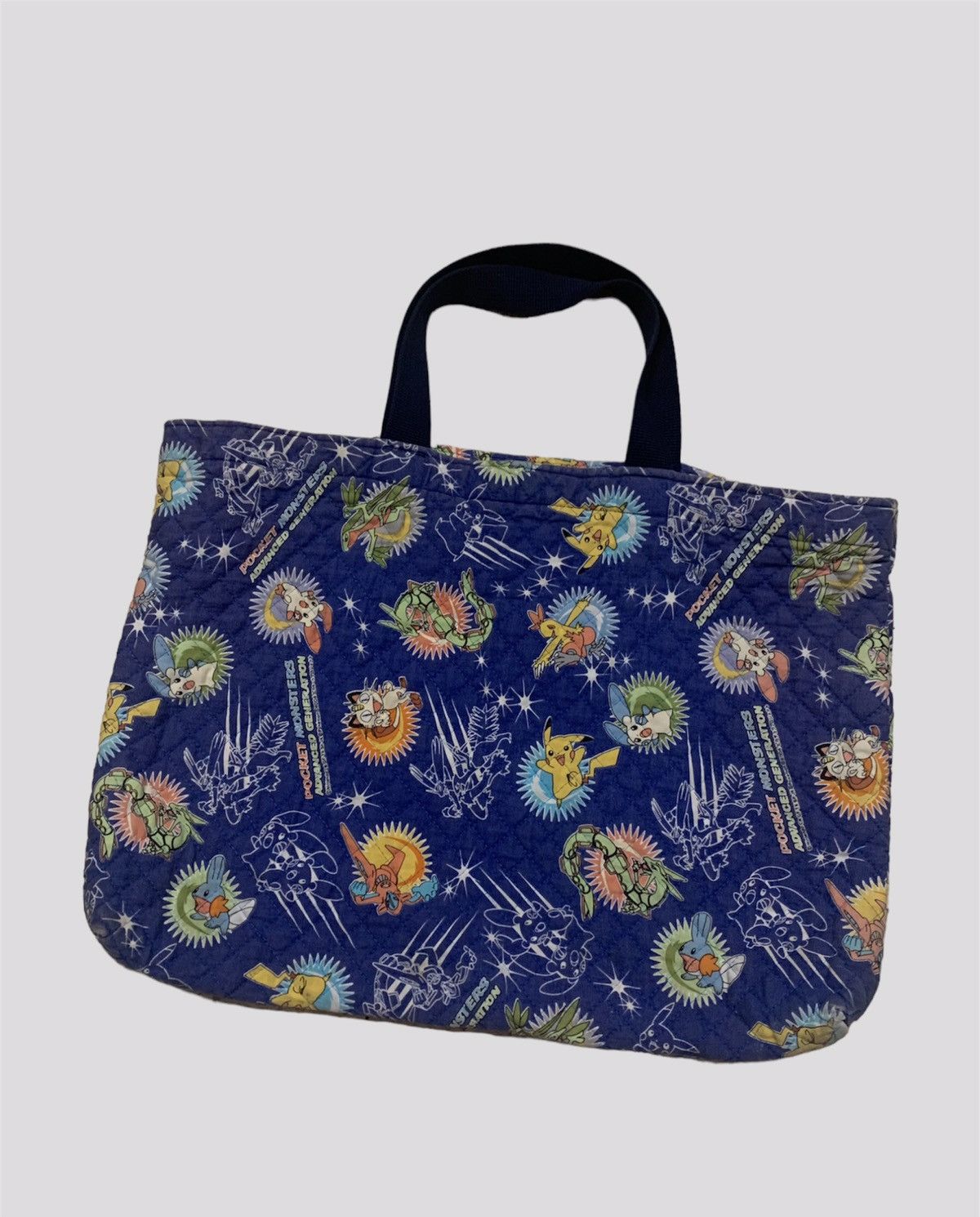 image of Nintendo x Pokemon Vintage Pikachu Pokemon Handbag in Blue, Men's