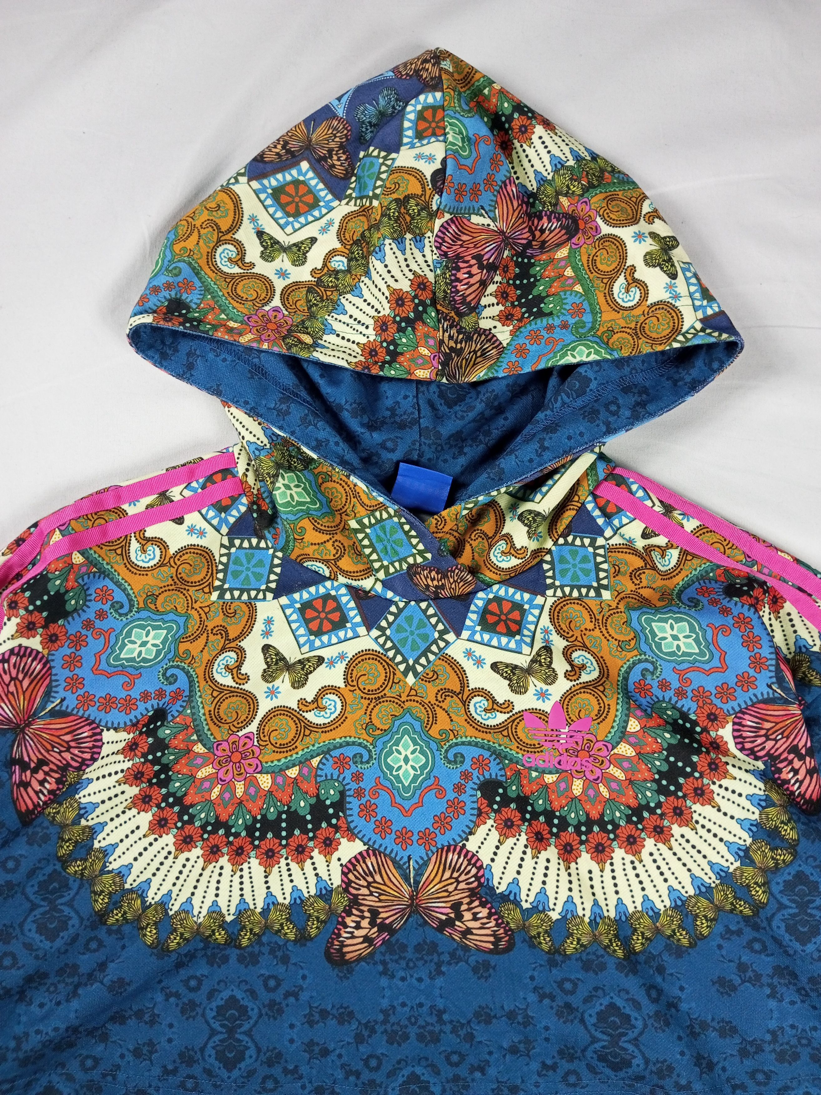 Adidas Unique Adidas Colourfull Etnic Crop Top Size M / US 6-8 / IT 42-44 - 4 Thumbnail