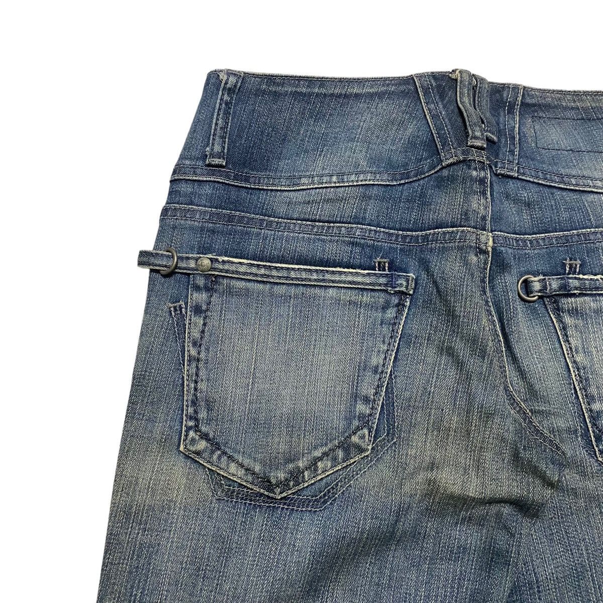 Marithe + Francois Girbaud Marithe Francois Girbaud Denim Flare Jeans Size 28" / US 6 / IT 42 - 10 Thumbnail