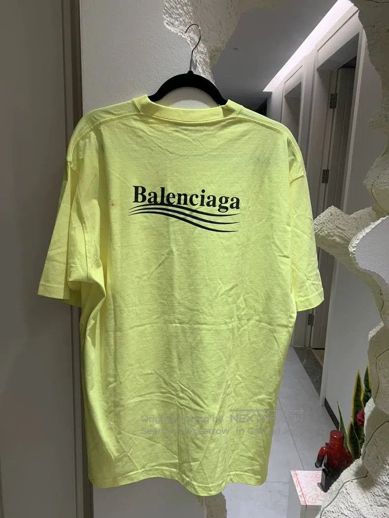 Balenciaga Balenciaga Yellow Coke Short Sleeve S. Size US S / EU 44-46 / 1 - 4 Thumbnail