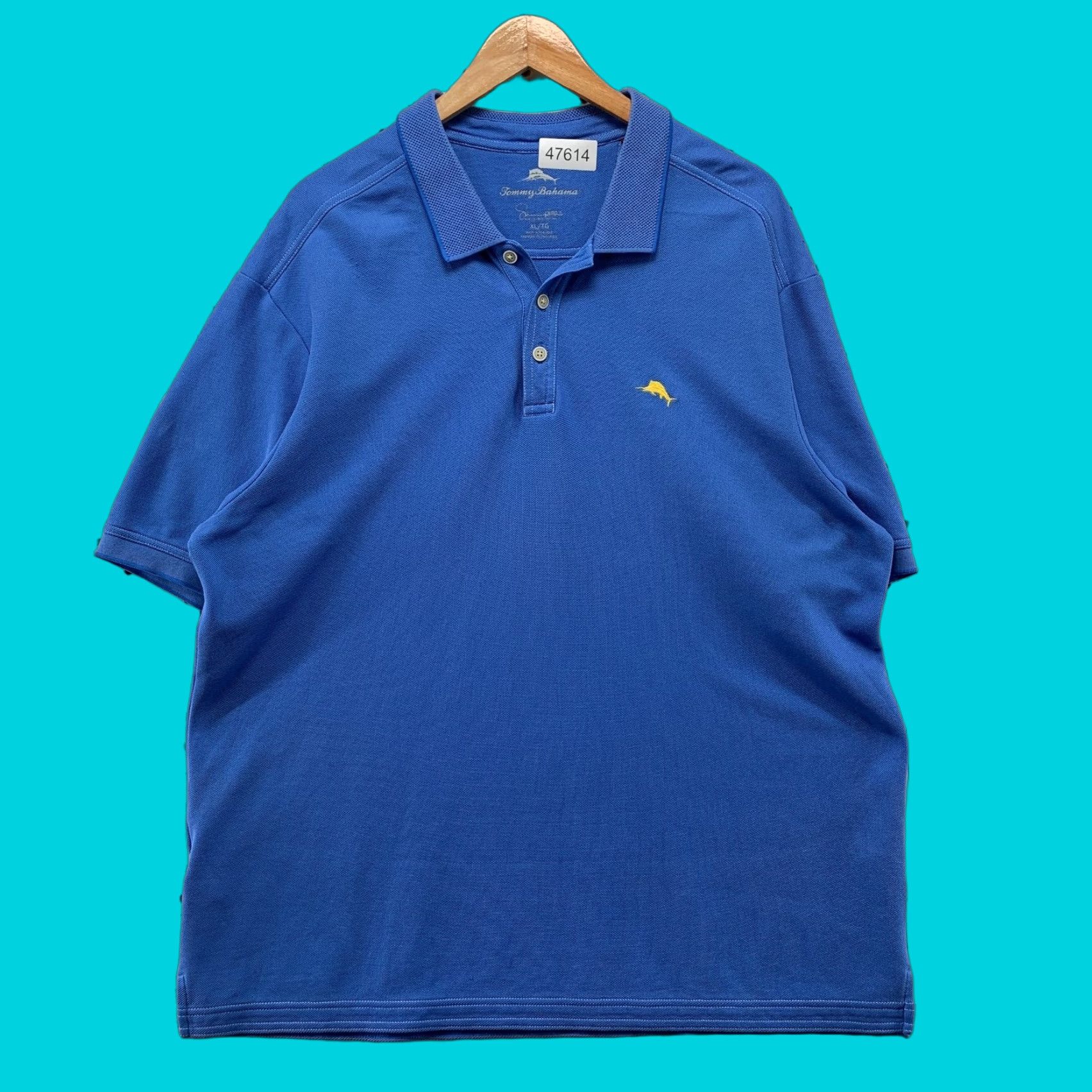 Tommy Bahama Tommy Bahama Polo Shirt Mens XL Blue Supima Cotton Beach Collared Island Zone Shirt Size US XL / EU 56 / 4 - 1 Thumbnail