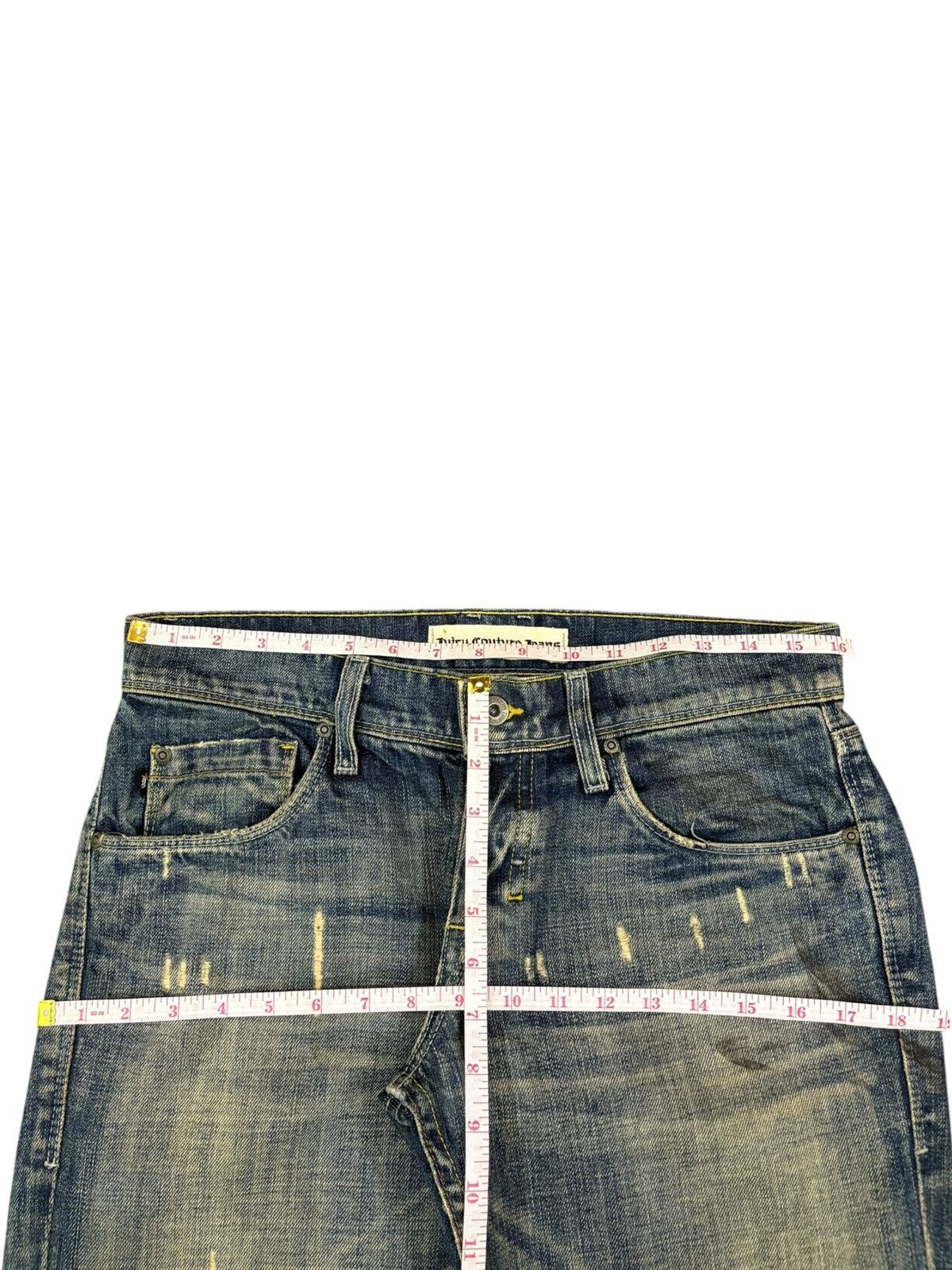 Japanese Brand Vintage Japanese Brand Mud Wash Distressed Loose Jeans Size US 31 - 10 Thumbnail