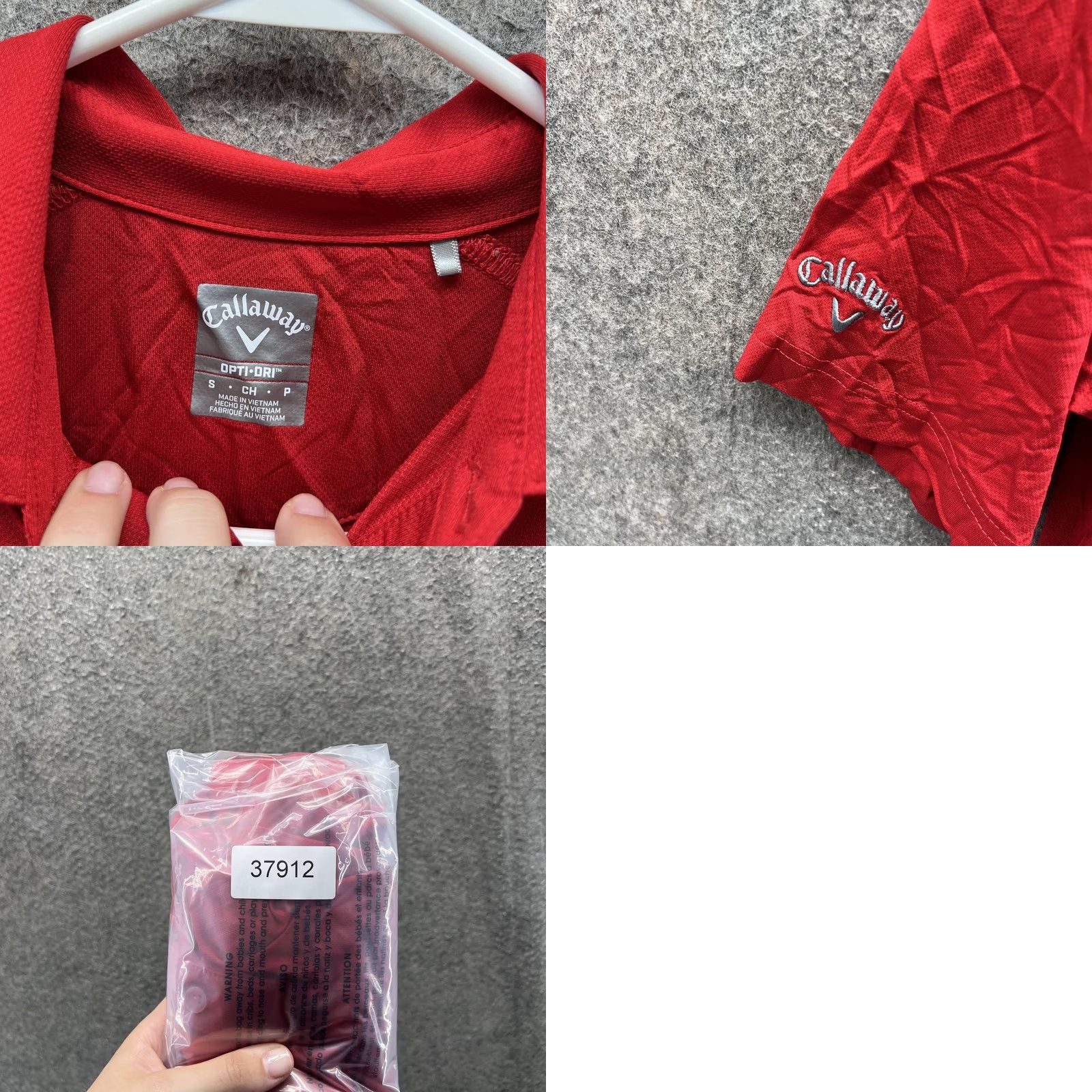 Callaway Callaway Shirt Mens Small Red Opti-Dri Golf Polo Moisture Wicking Short Sleeve Mens Red Opti-Dri Polo Size US S / EU 44-46 / 1 - 8 Thumbnail