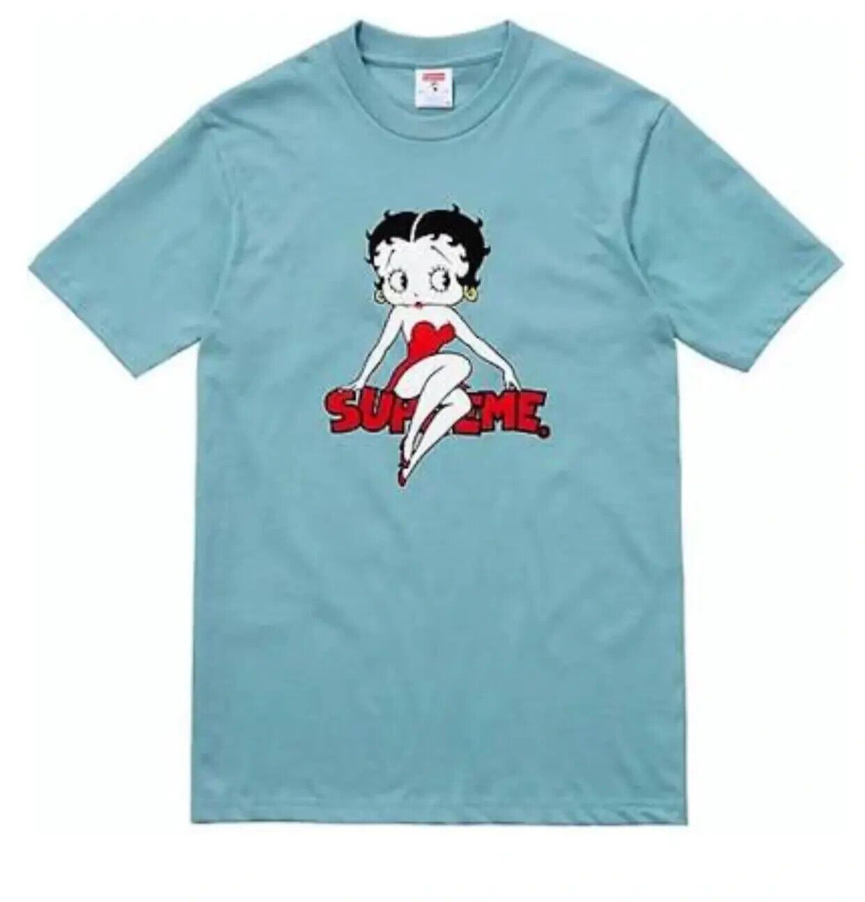 Image of New Supreme Betty Boop Tee Slate Ss17 XL Sealed, Men's