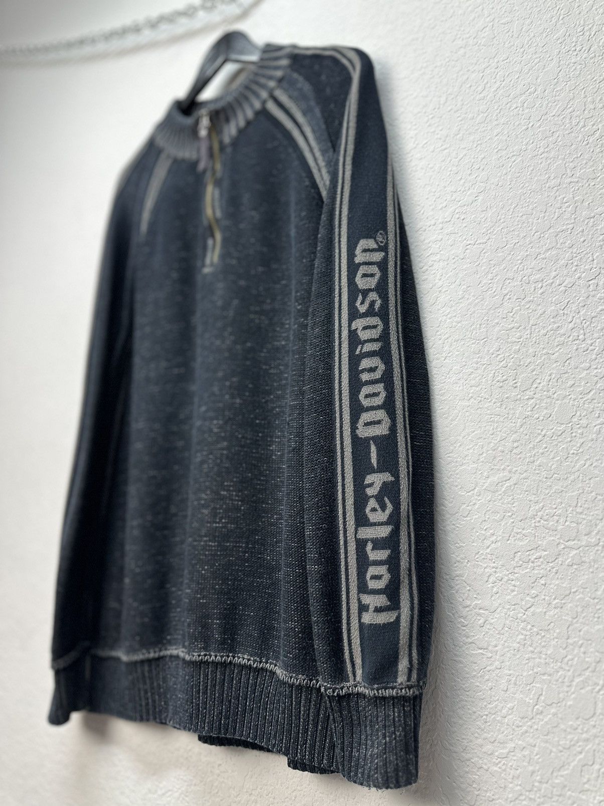 Harley Davidson Y2k Avatngarde Sweater Distressed Harley Davidson Japanese Size US L / EU 52-54 / 3 - 5 Thumbnail