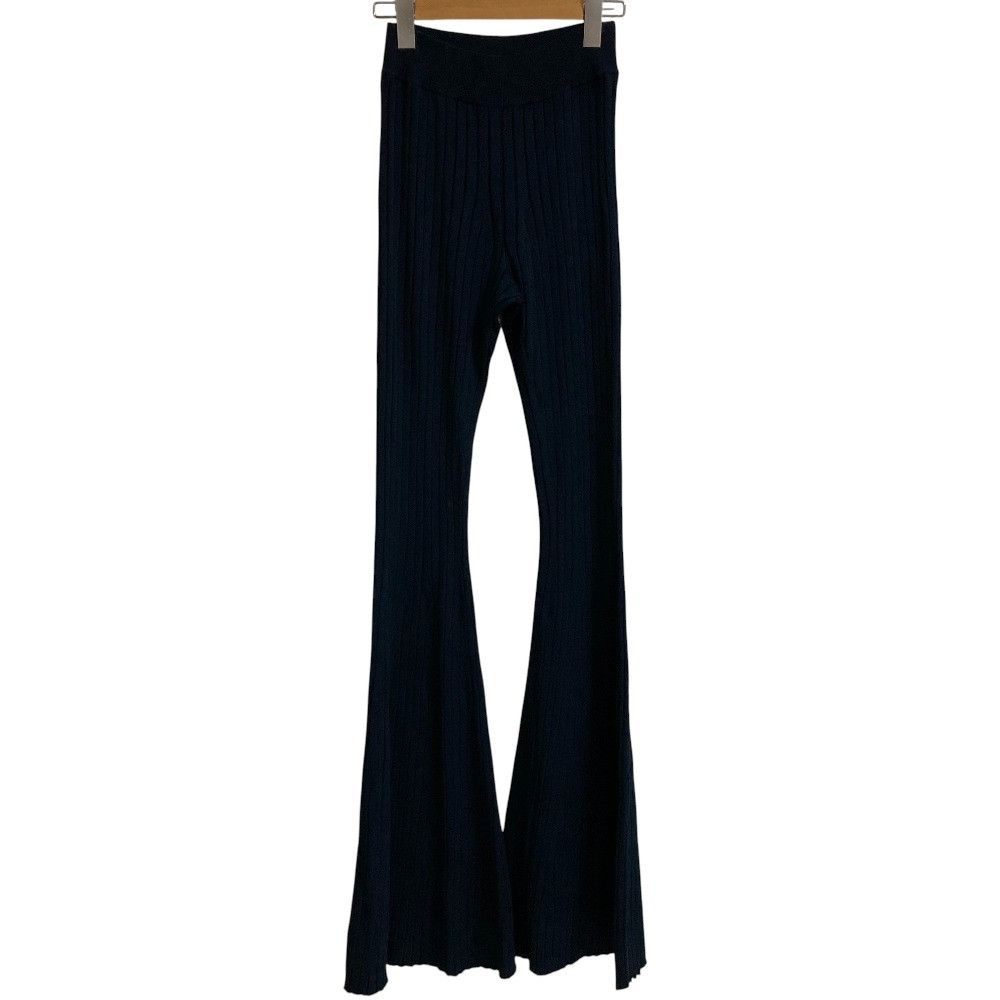 Stella McCartney Stella Mccartney Stella McCartney Wide Rib Flare Pants Textile Pants 6K0786 DUTY FREE for USA Size ONE SIZE - 1 Thumbnail