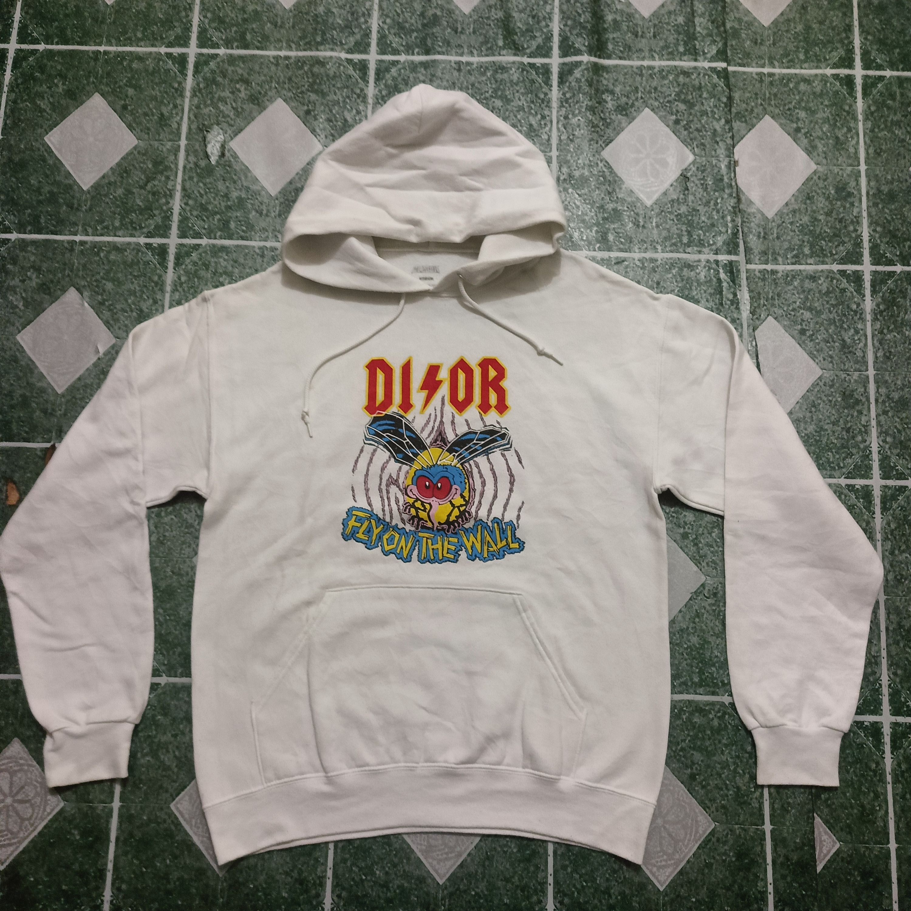 Bleached goods hoodie sale