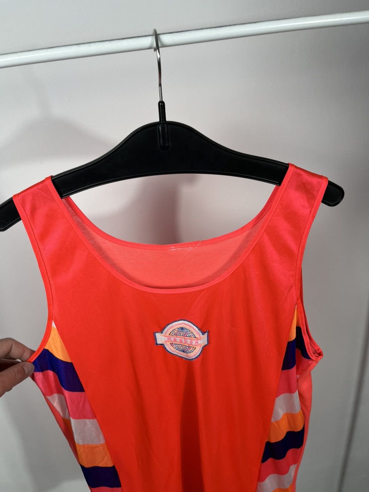 Reebok Vintage Reebok Women Running Tank Top Neon Bright Top Size M / US 6-8 / IT 42-44 - 4 Thumbnail