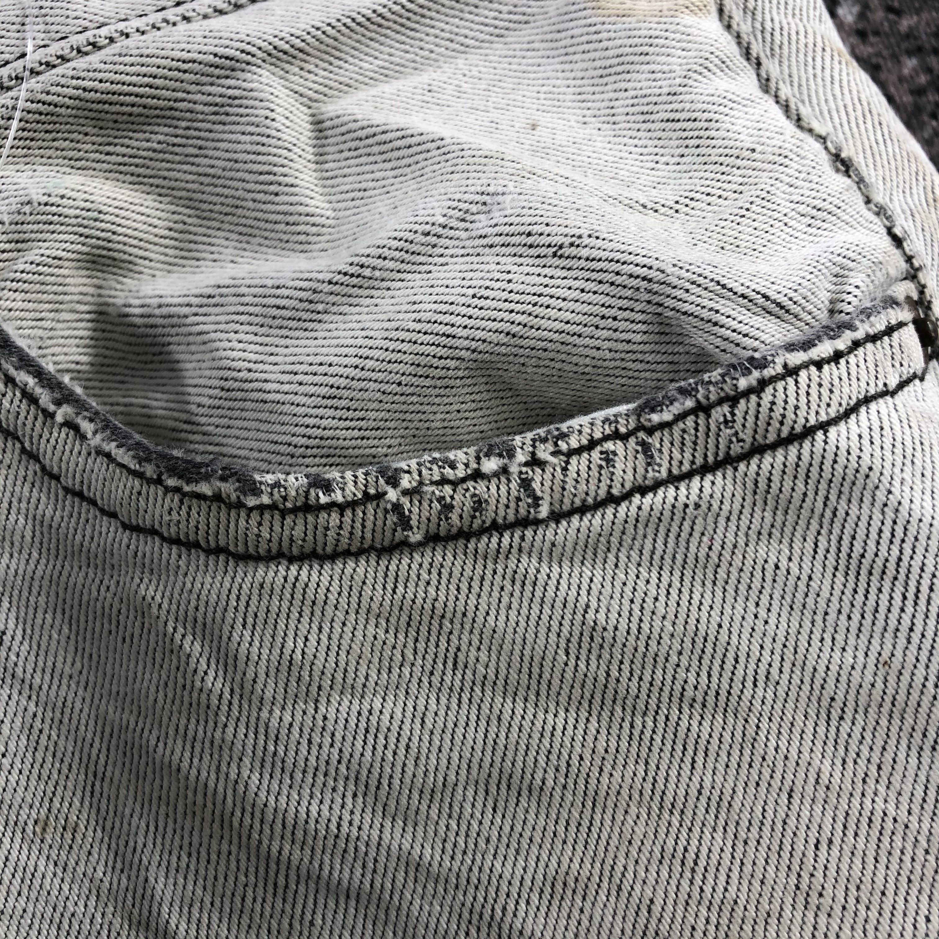 Levi's Vintage Levis 501 Jeans Dirty Faded Gray Denim KJ797 Size US 33 - 12 Thumbnail