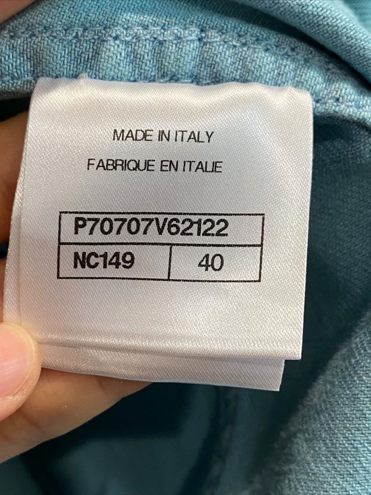 Chanel Chanel blue jacket shirt unisex Size US XXS / EU 40 - 5 Thumbnail