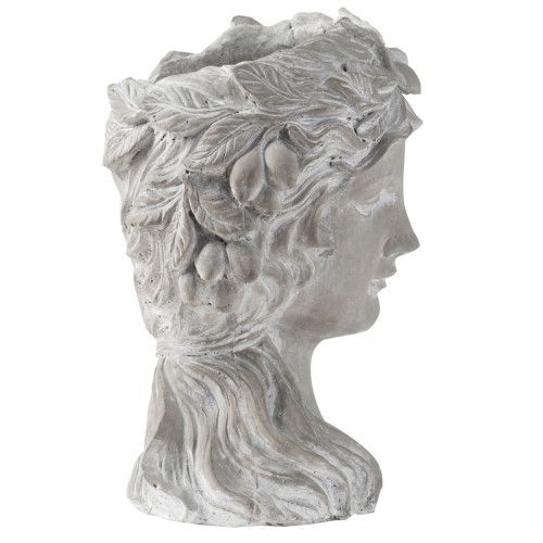 Designer × Homemade Cement Bust Wall Planter - Indoor Outdoor Home Garden Decor, Size US L / EU 52-54 / 3 - 8 Thumbnail