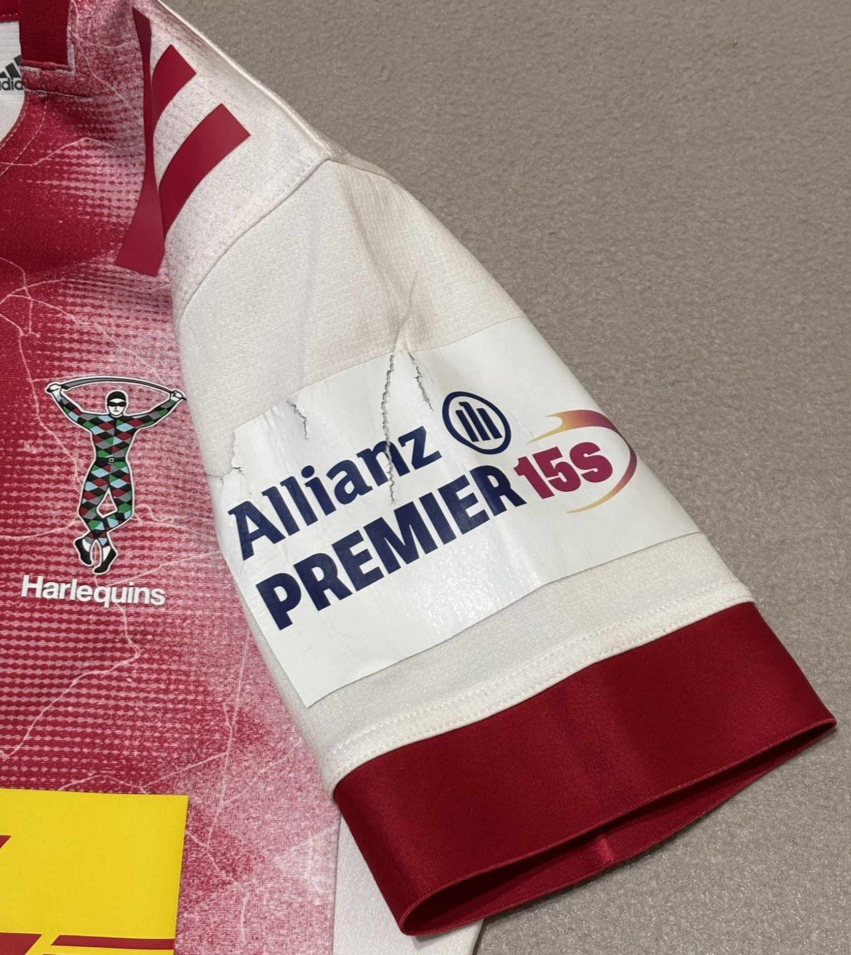 Adidas Harlequin FC 2020/2021 Adidas #9 Match Worn Rugby Size US M / EU 48-50 / 2 - 11 Thumbnail